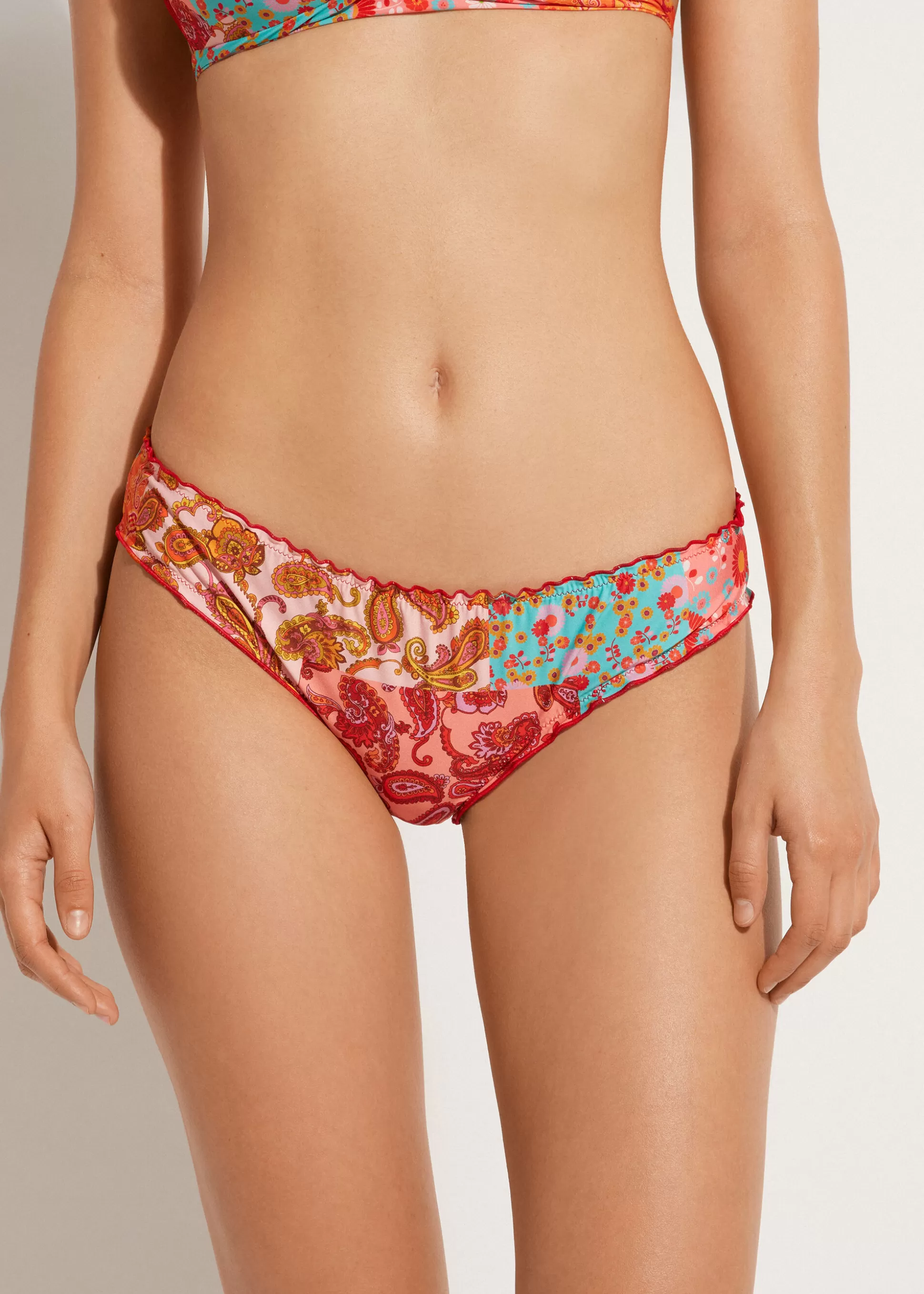 Bas De Maillot A Fleurs Alicante*Calzedonia Best