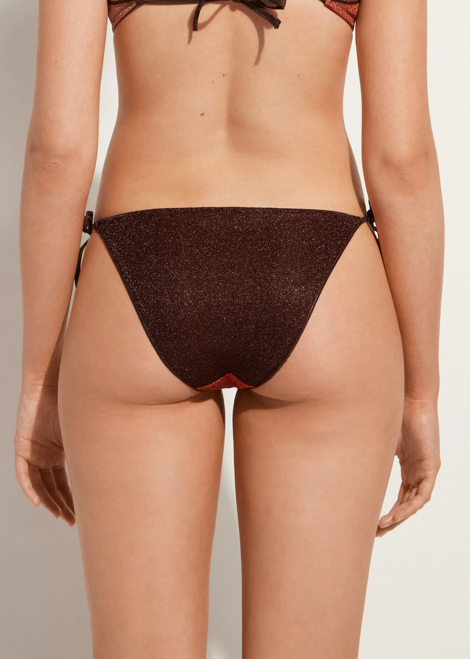 Bas De Maillot A Lanieres Et Fibres Metalliques Lisbona*Calzedonia Online