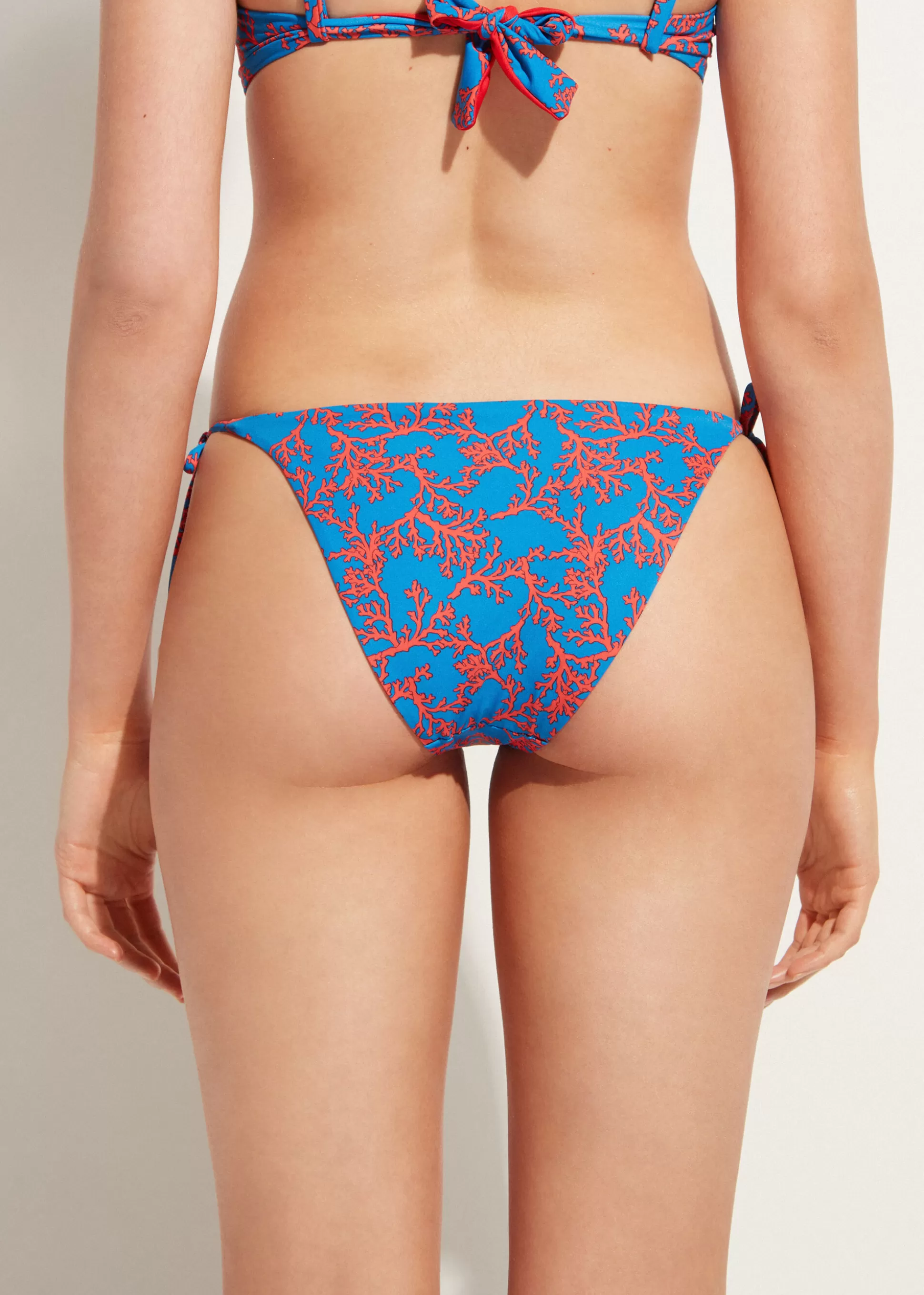 Bas De Maillot A Lanieres Motifs Corail Bali*Calzedonia Shop