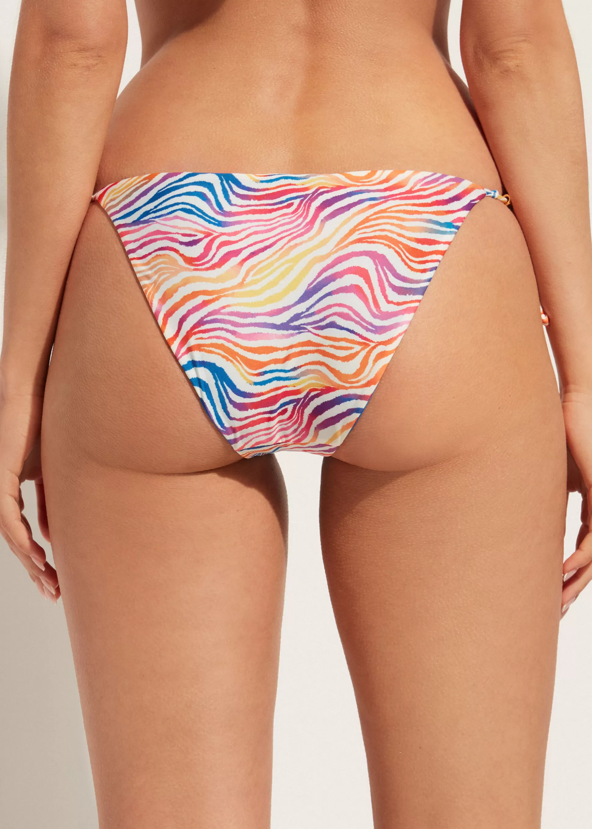 Bas De Maillot A Lanieres Zebre Malaga*Calzedonia Discount