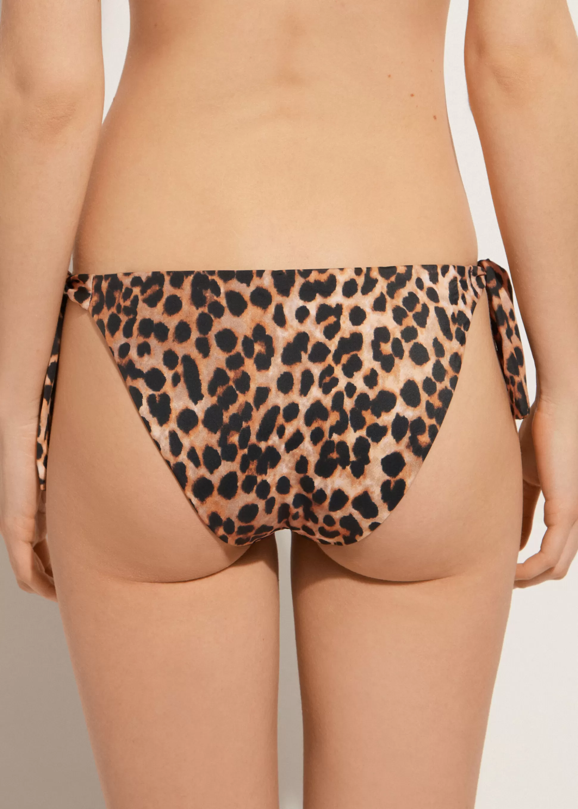 Bas De Maillot A Noeuds A Motif Animalier Bilbao*Calzedonia Cheap