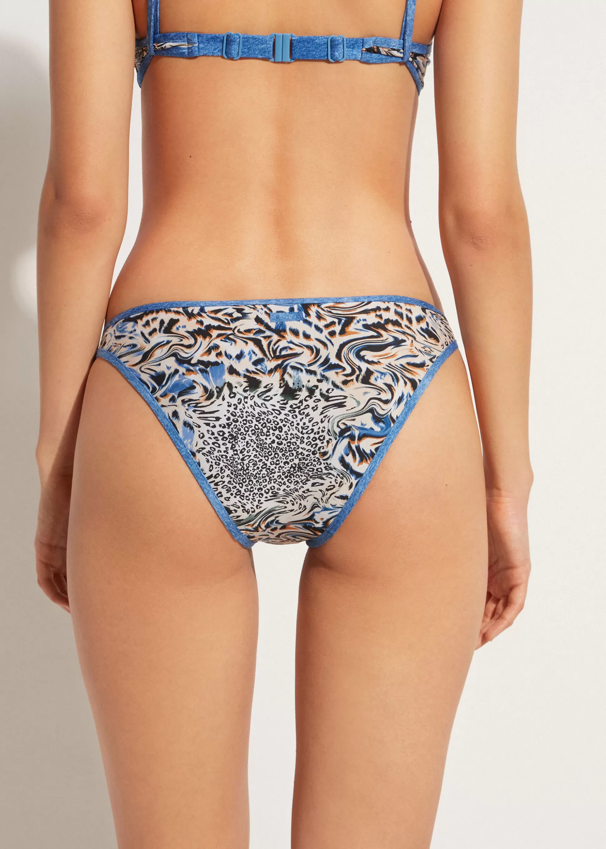 Bas De Maillot Reversible Animalier Mykonos*Calzedonia Outlet