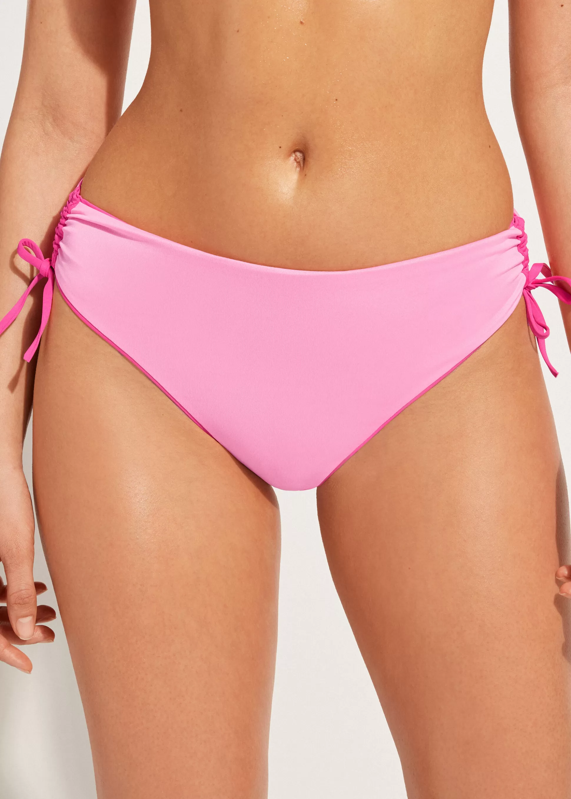 Bas De Maillot Taille Haute A Lanieres Indonesia*Calzedonia Cheap