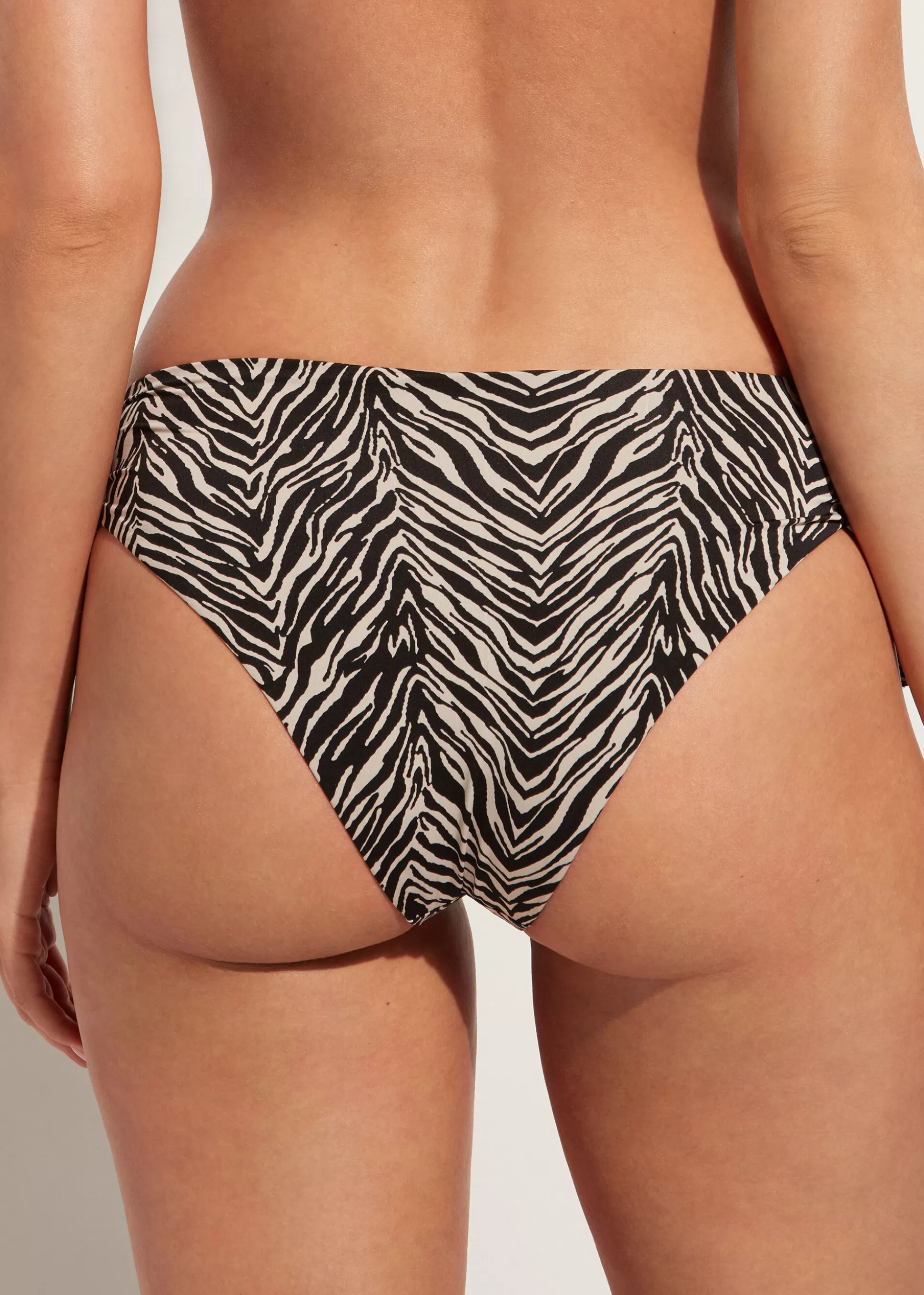 Bas De Maillot Taille Haute A Lanieres Nairobi*Calzedonia Online