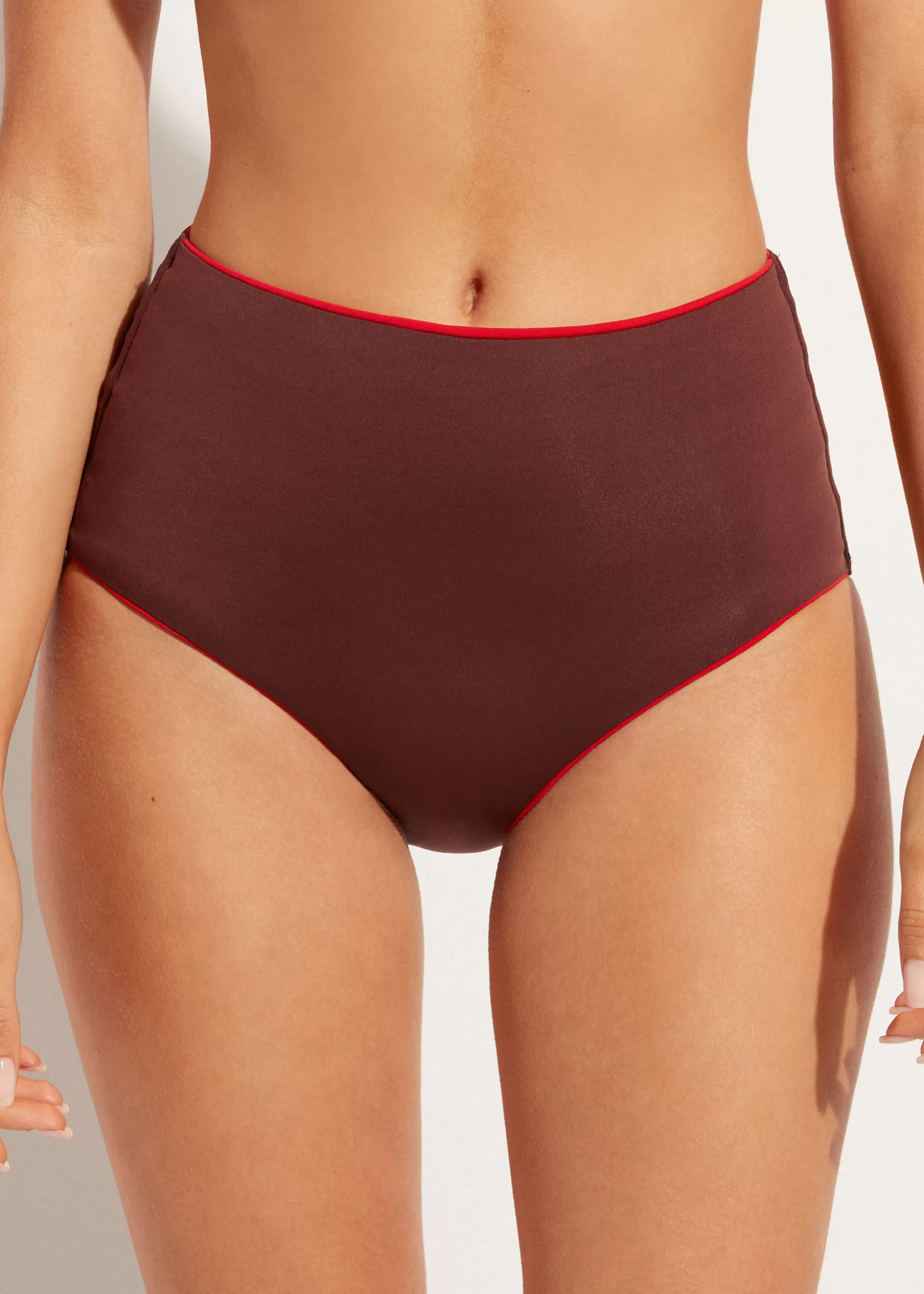 Bas De Maillot Taille Haute Modelant Indonesia*Calzedonia Outlet