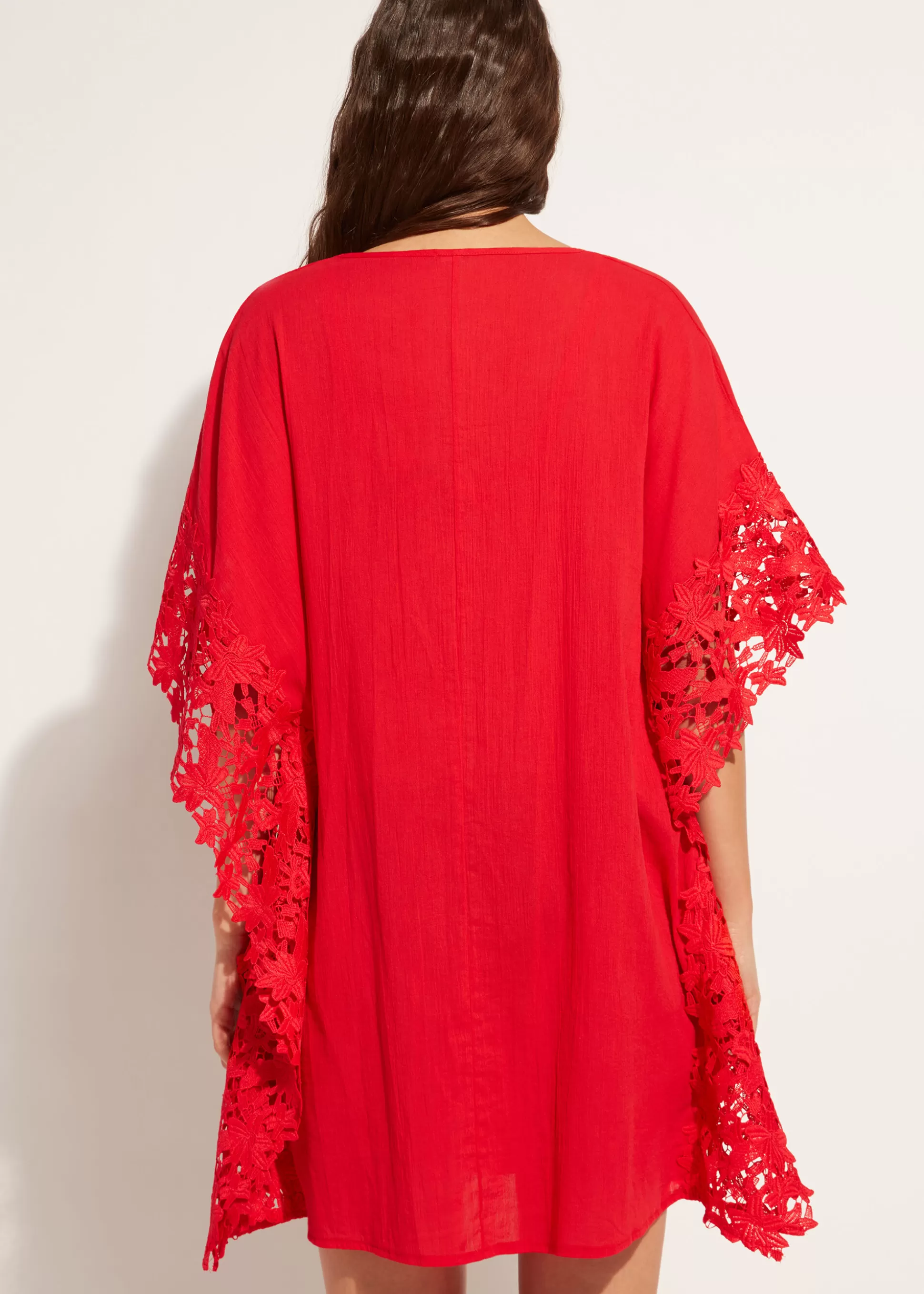 Caftan En Dentelle Macrame Fleuri*Calzedonia Sale