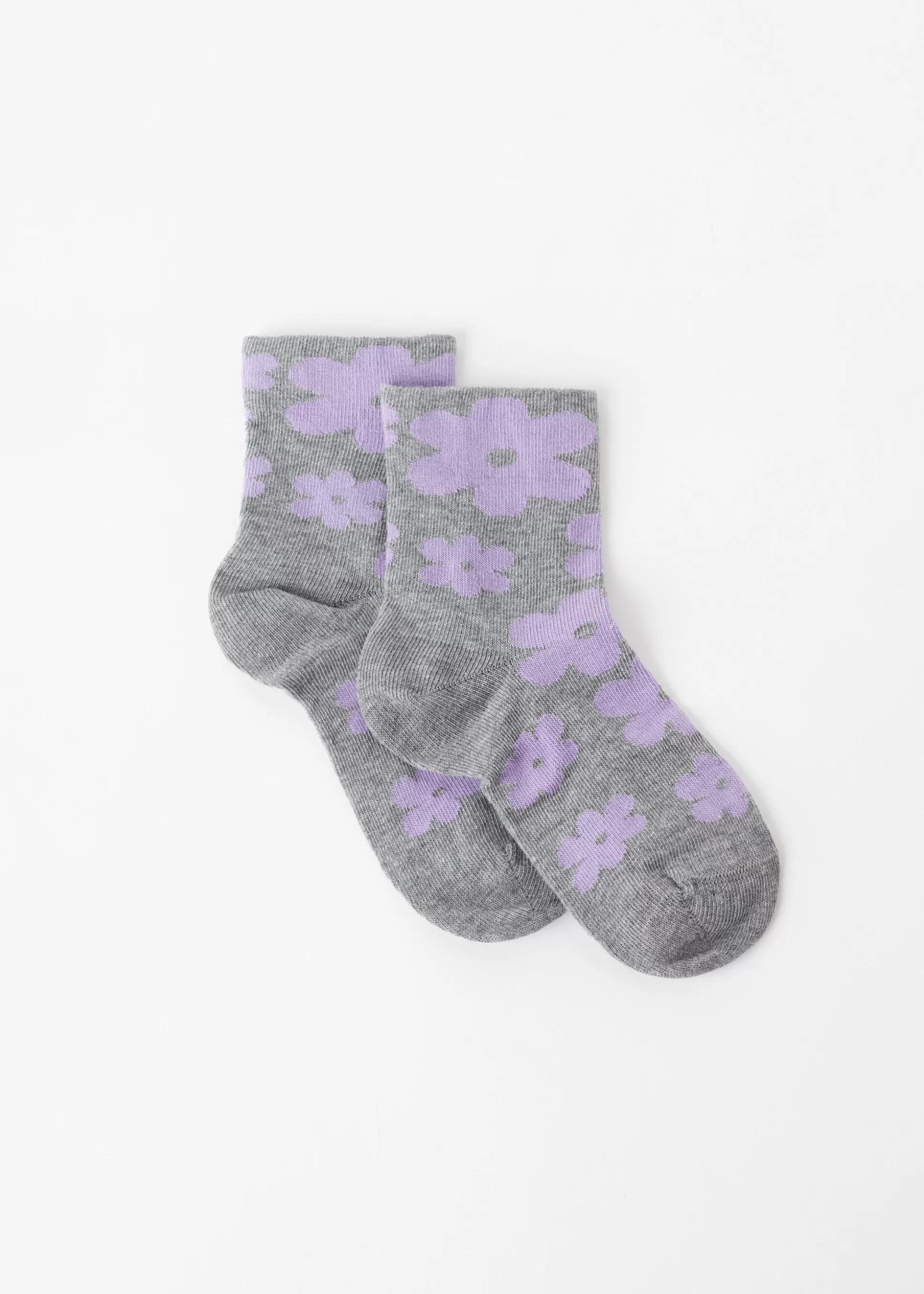 Chaussettes Basses A Fleurs Pour Fille*Calzedonia New