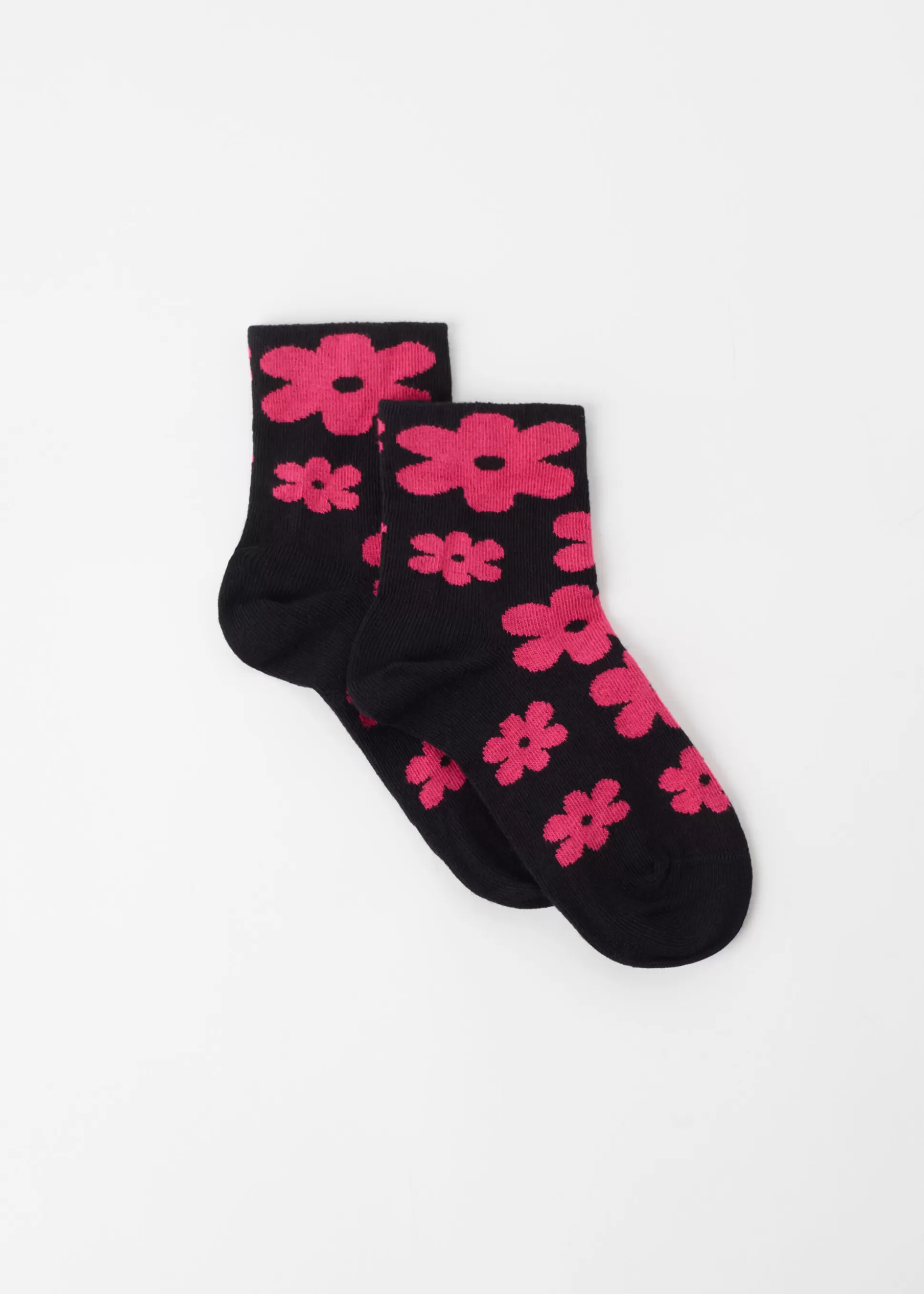 Chaussettes Basses A Fleurs Pour Fille*Calzedonia Online