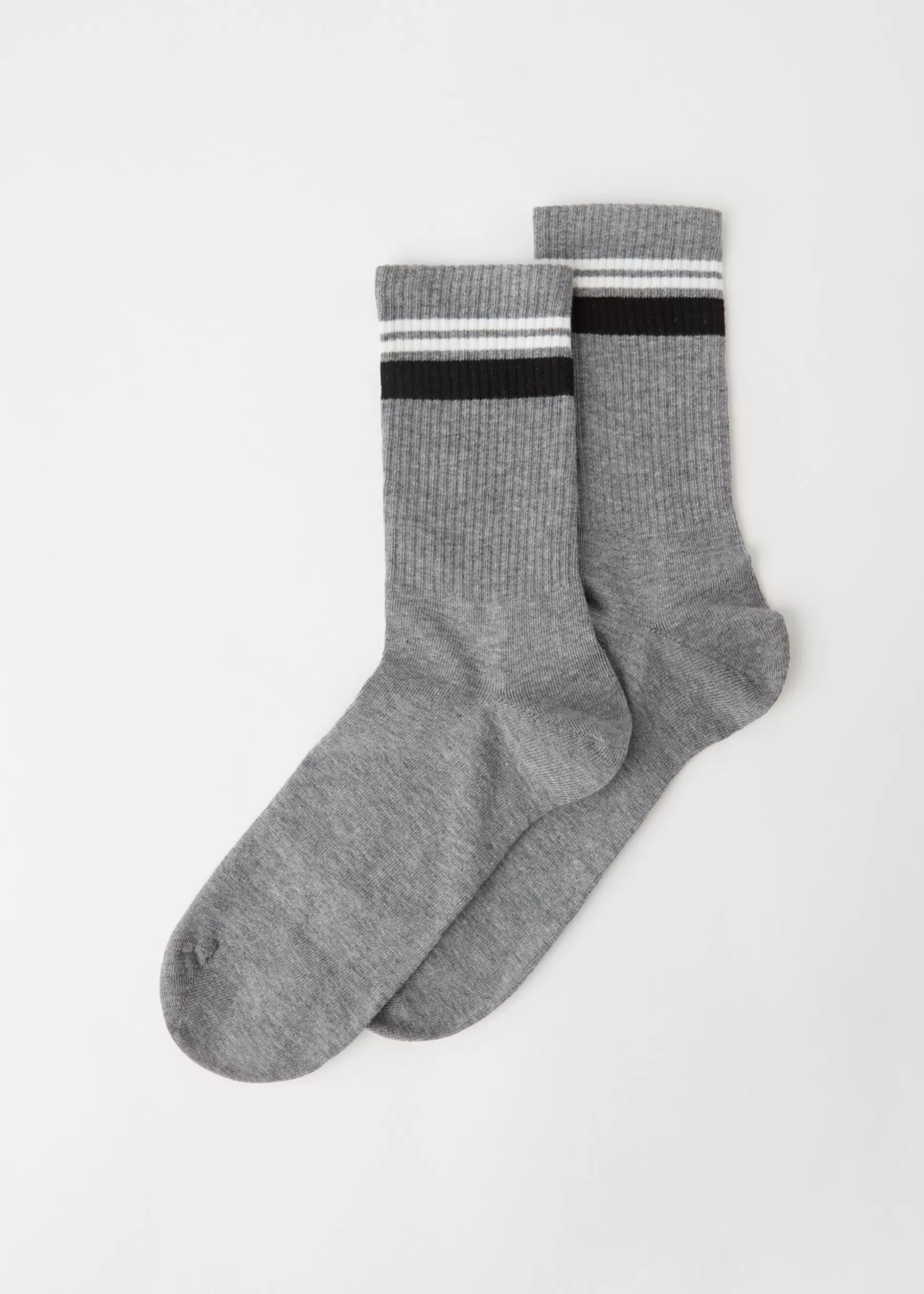 Chaussettes Basses A Motif De Rayures Pour Homme*Calzedonia Online