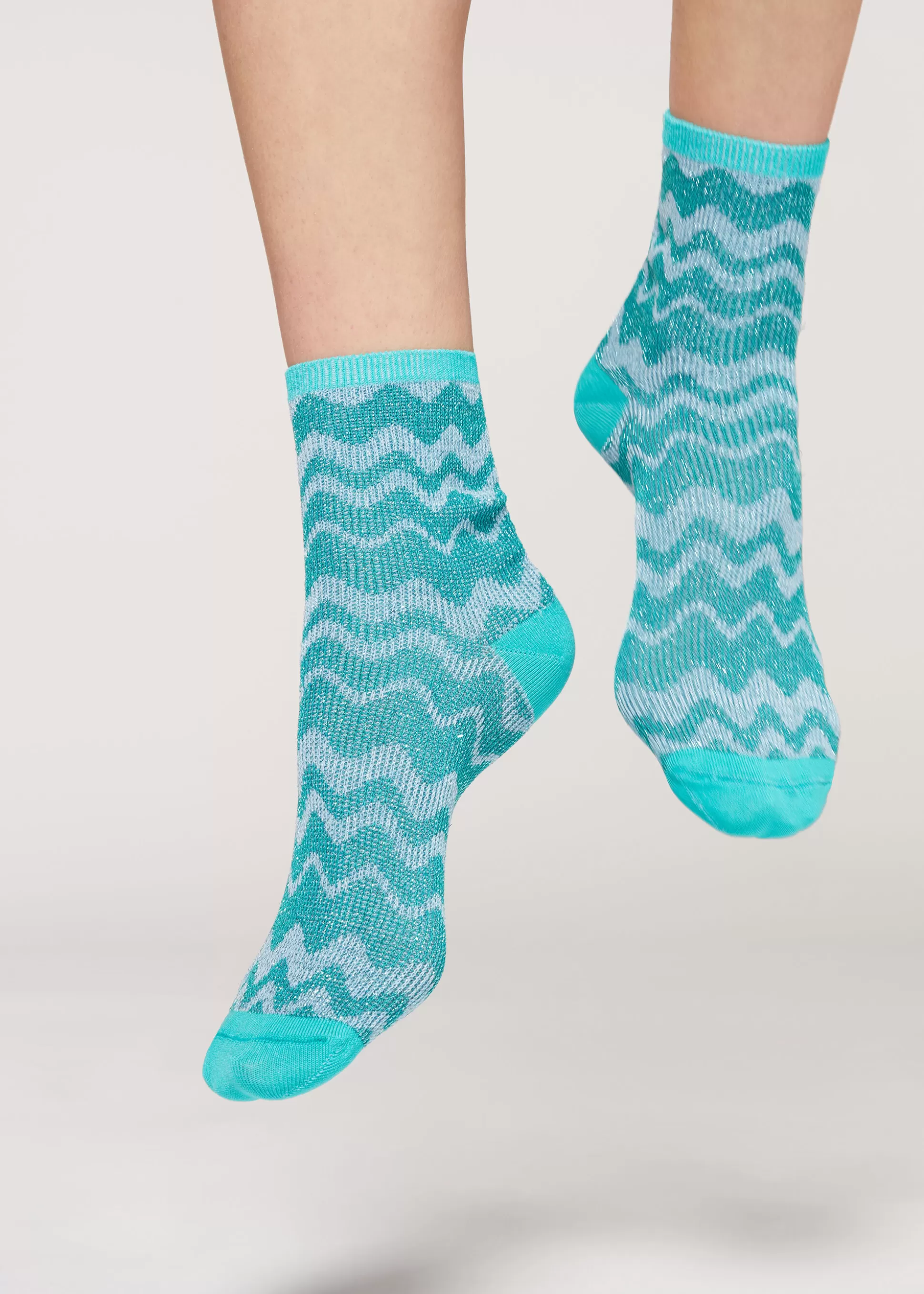 Chaussettes Basses A Motif De Vagues Avec Paillettes*Calzedonia Flash Sale