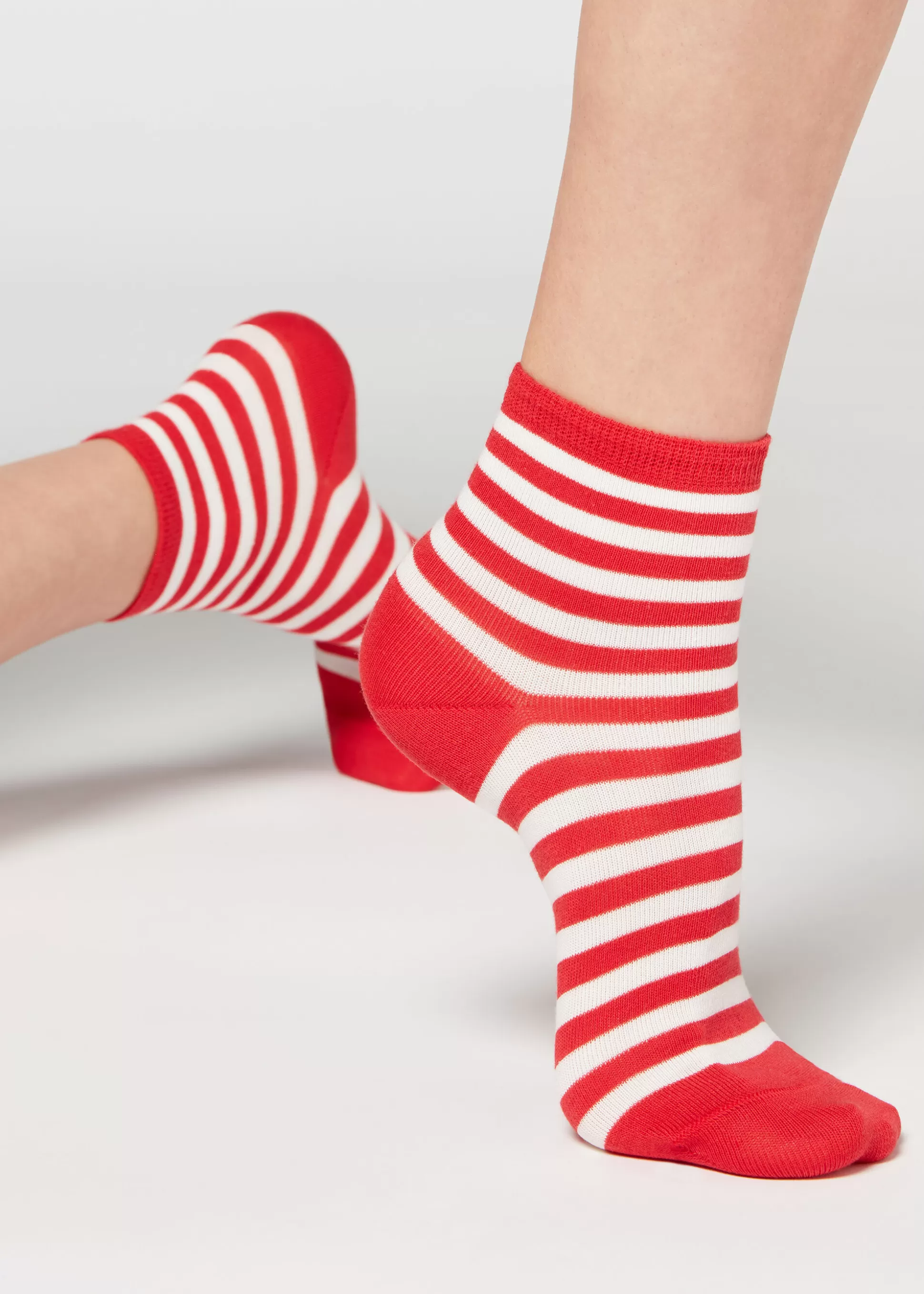 Chaussettes Basses A Motif Rayures*Calzedonia Sale