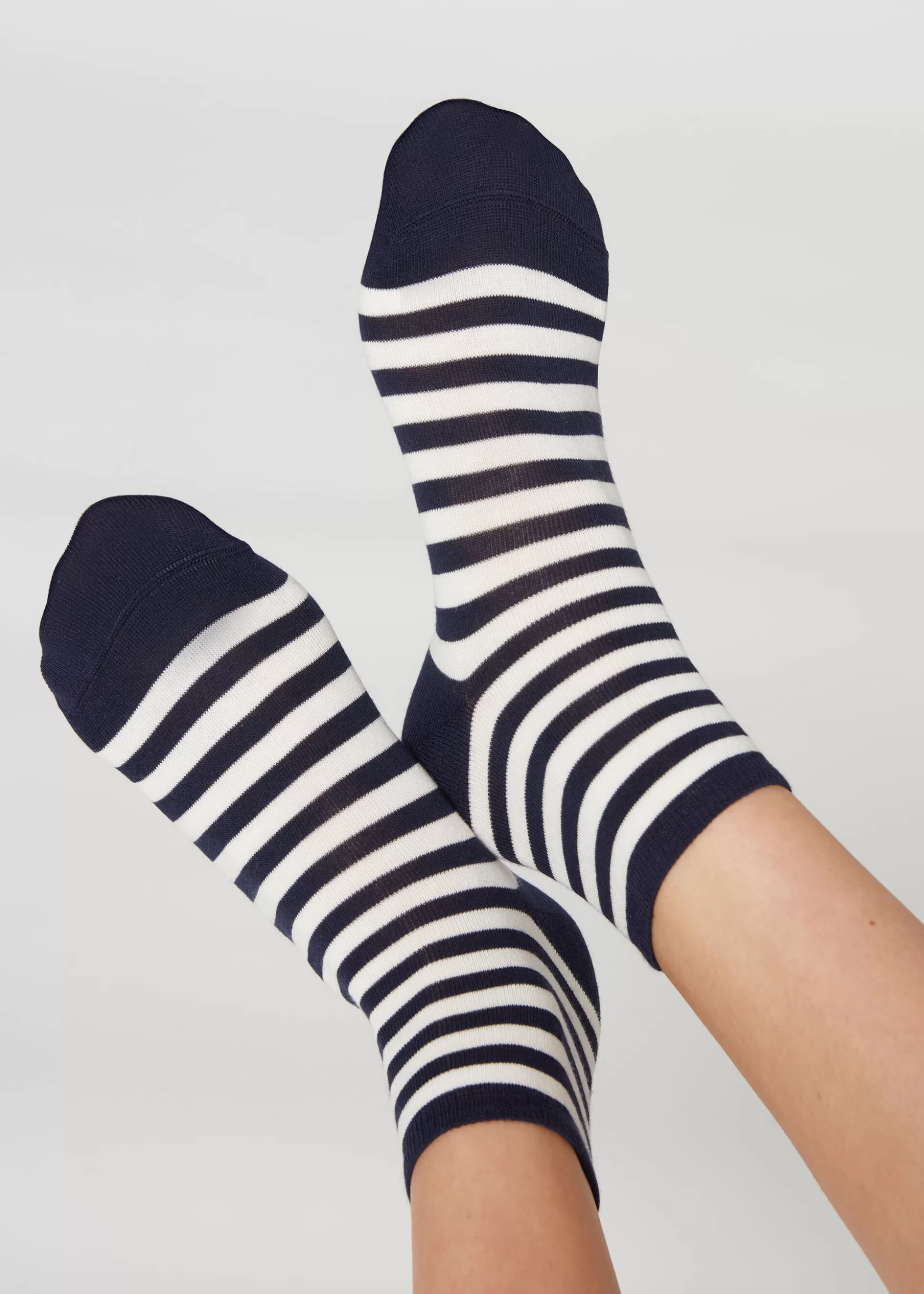 Chaussettes Basses A Motif Rayures*Calzedonia Flash Sale