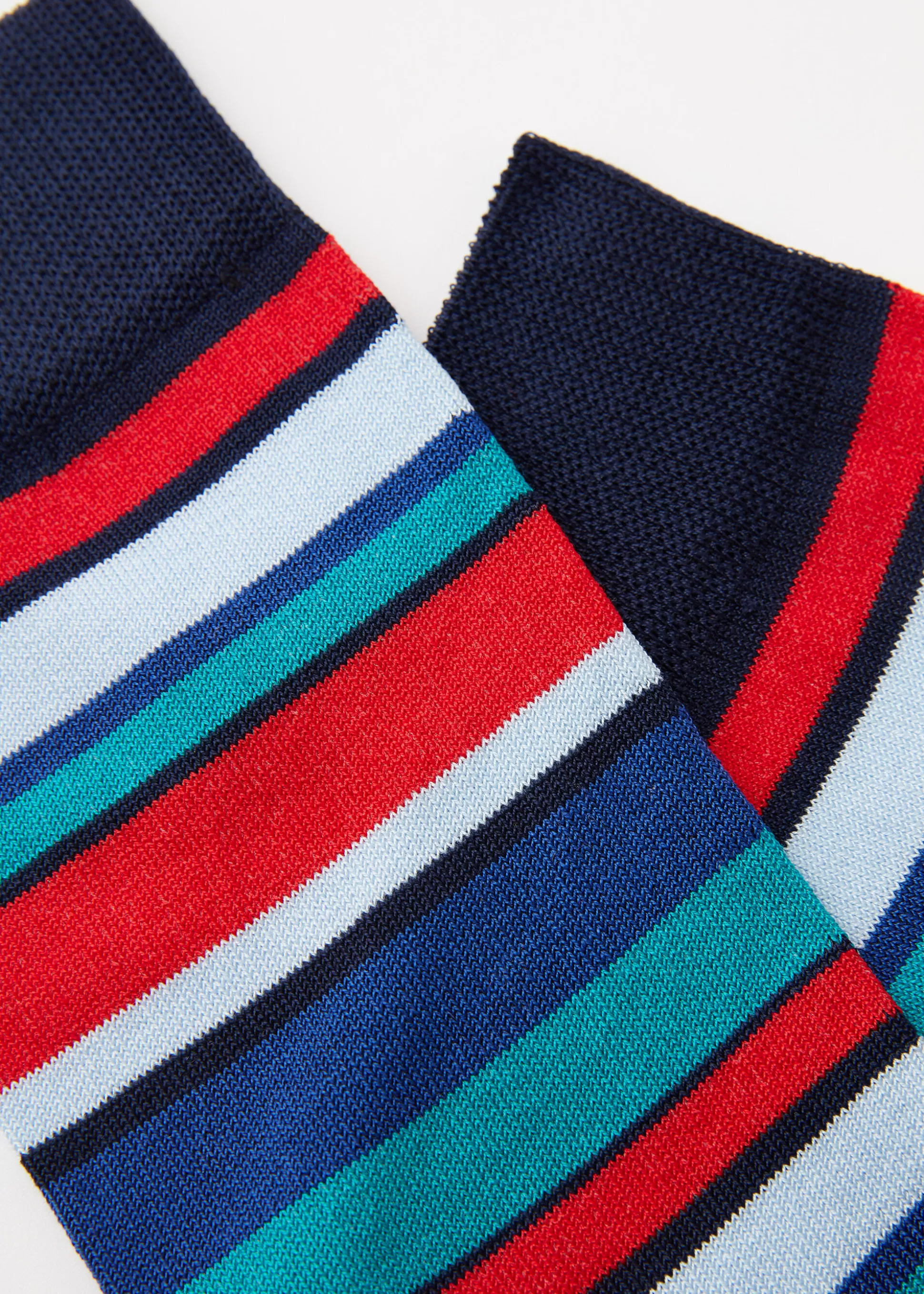 Chaussettes Basses A Rayures Colorees Pour Homme*Calzedonia Fashion