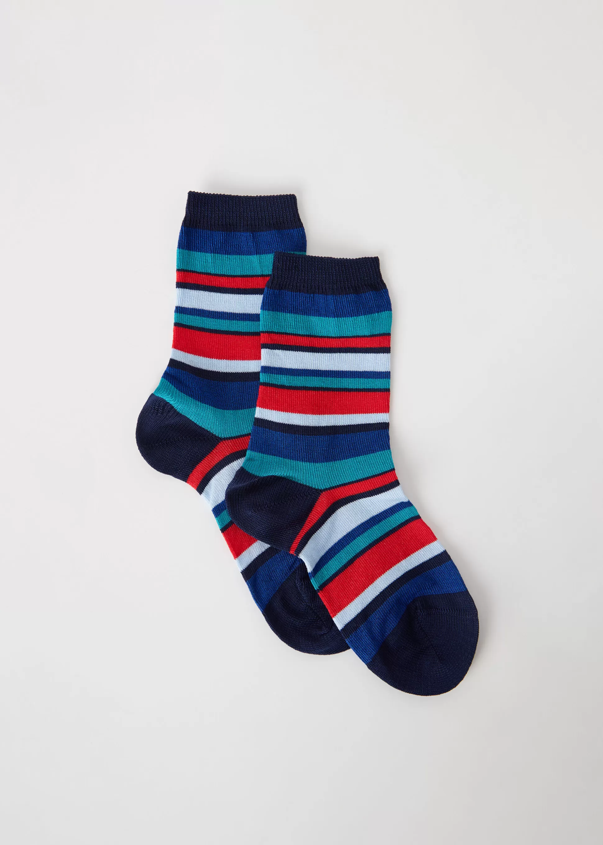 Chaussettes Basses A Rayures Pour Enfants*Calzedonia New