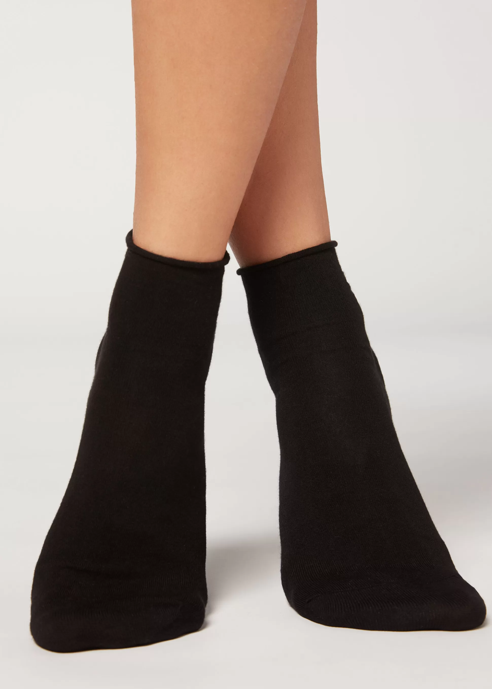 Chaussettes Courtes En Coton Sans Bordure*Calzedonia Best Sale