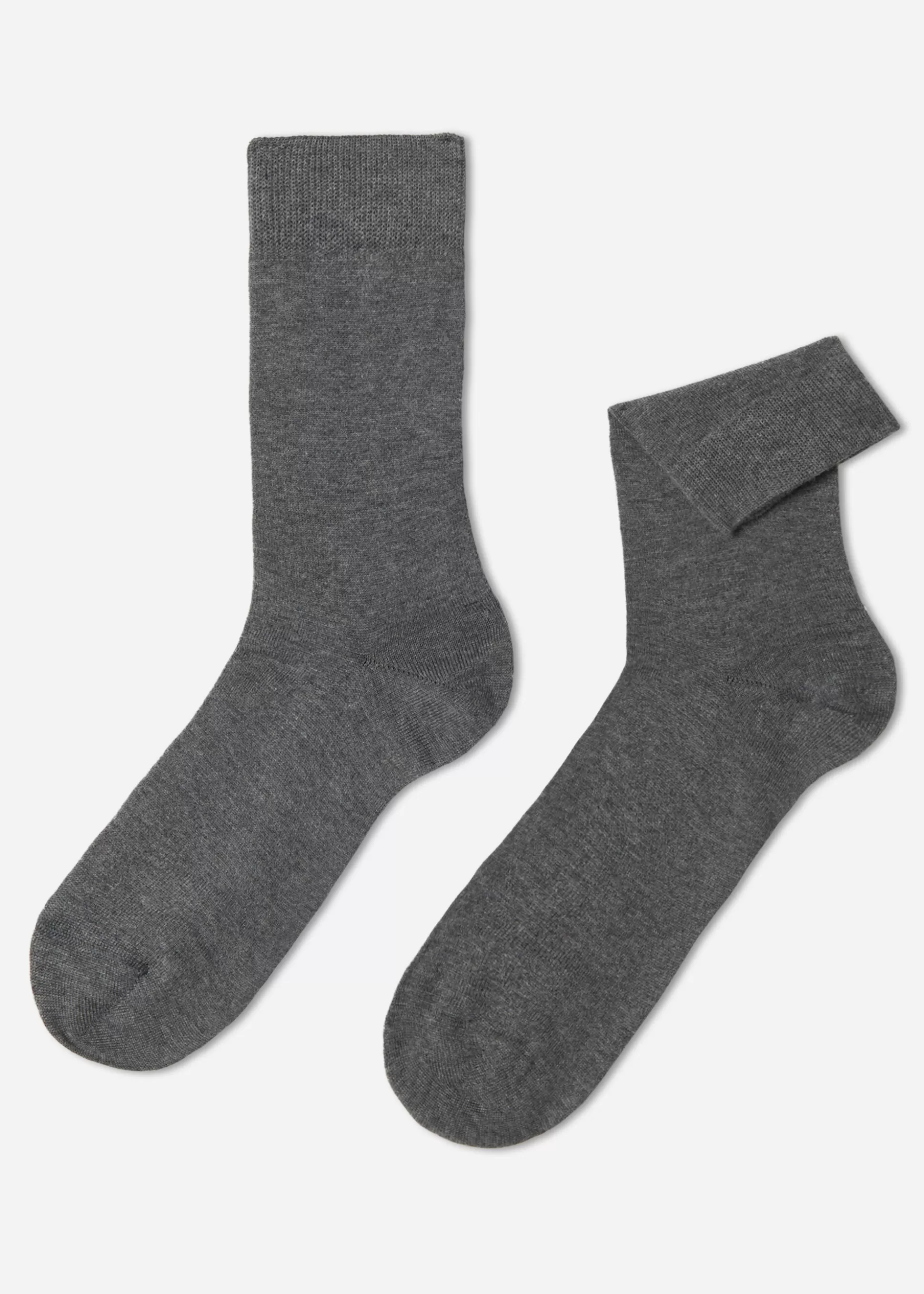 Chaussettes Courtes En Coton Thermique Pour Homme*Calzedonia New