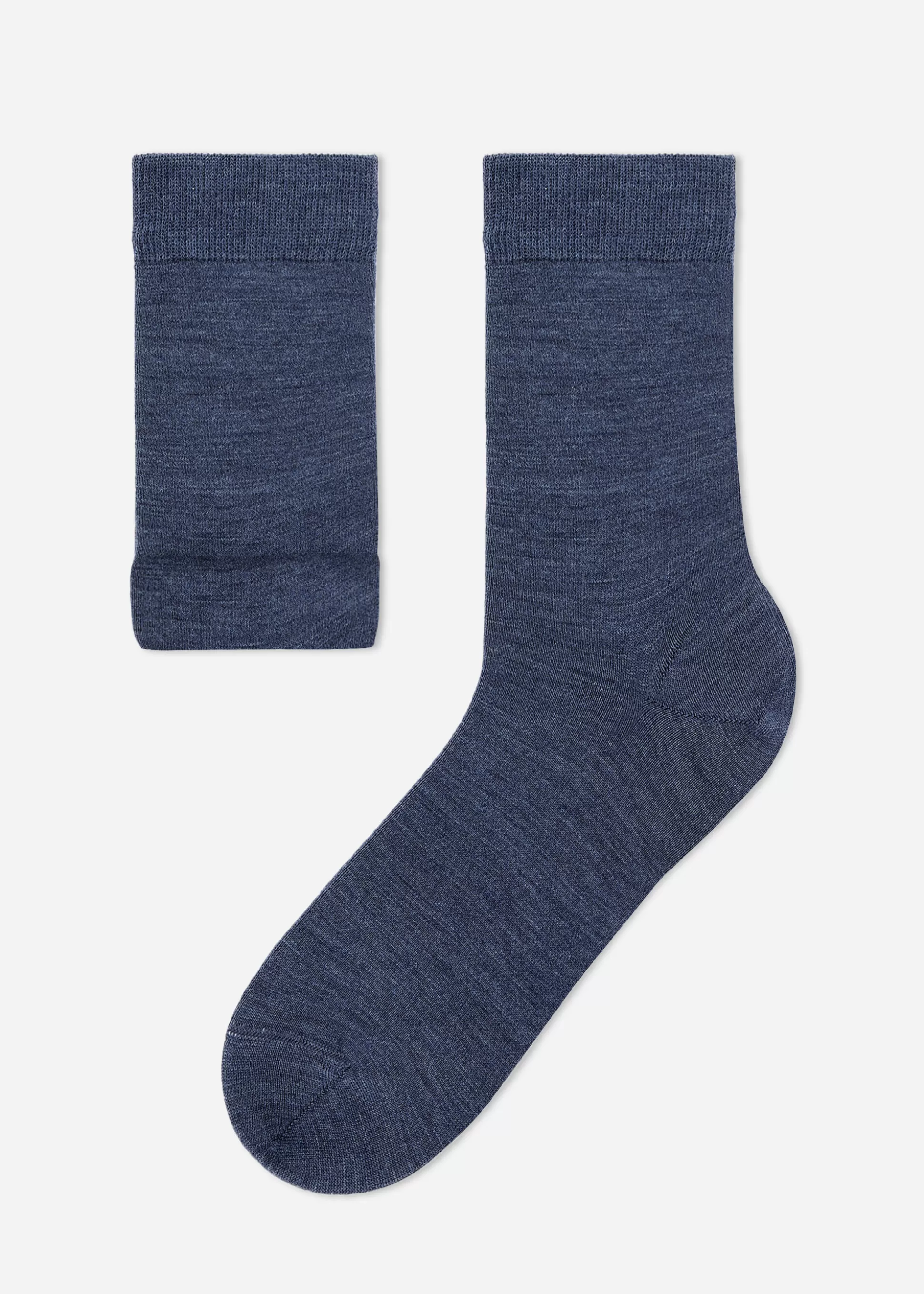 Chaussettes Courtes En Laine Et Coton Pour Homme*Calzedonia New