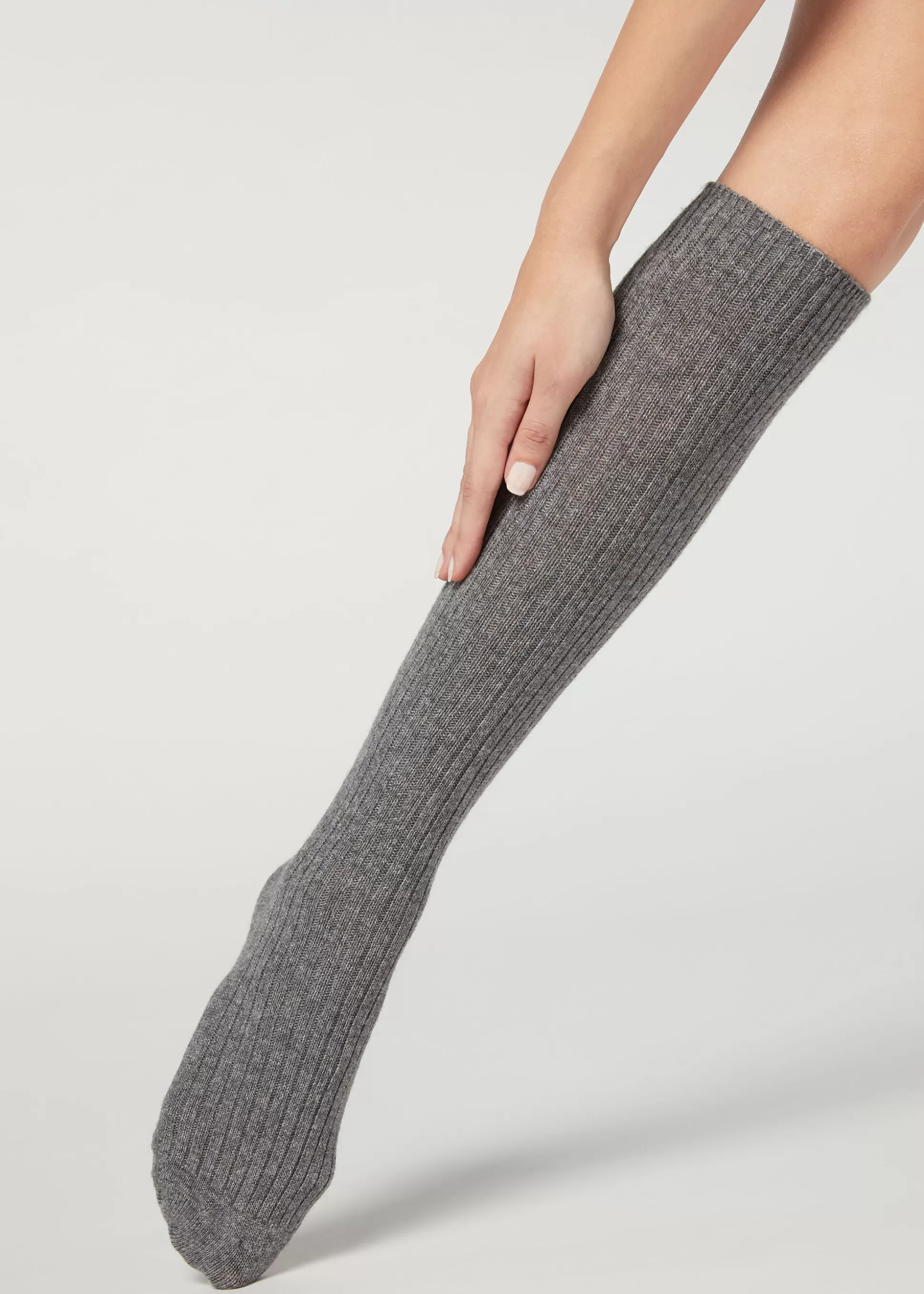 Chaussettes Hautes Cotelees Avec Laine Et Cachemire*Calzedonia Outlet