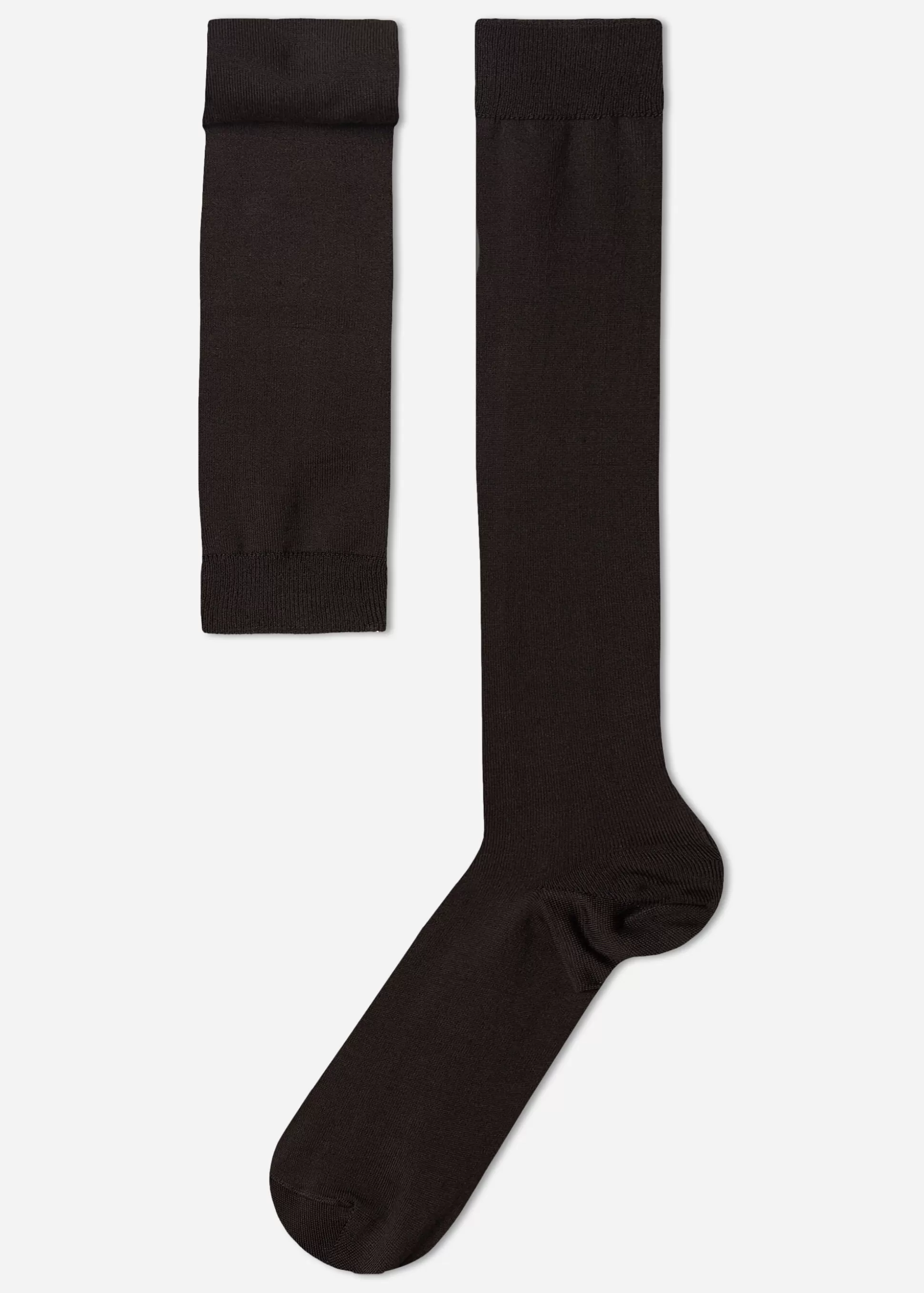 Chaussettes Longues En Coton Extensible Pour Homme*Calzedonia Hot