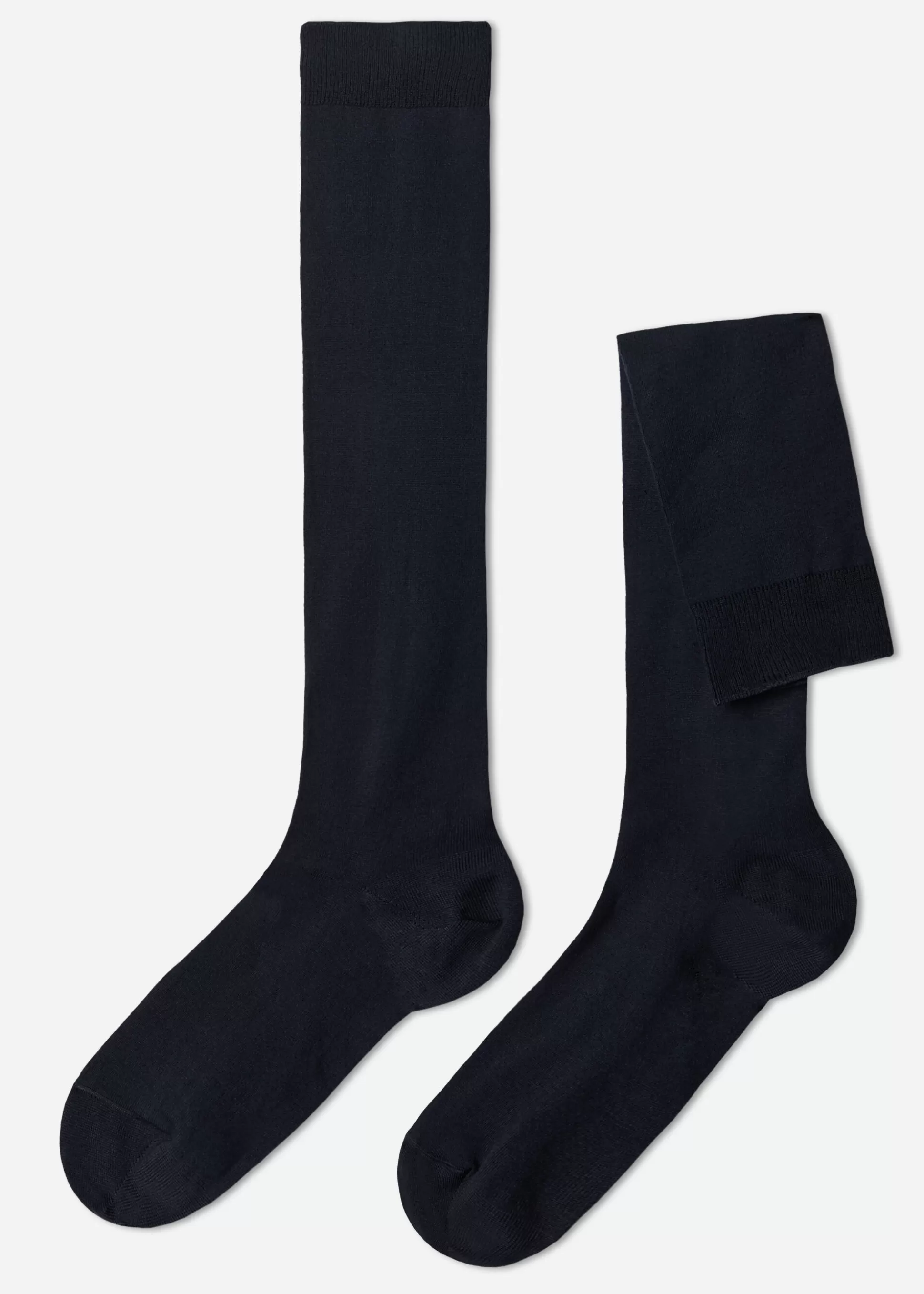 Chaussettes Longues En Coton Extensible Pour Homme*Calzedonia Shop