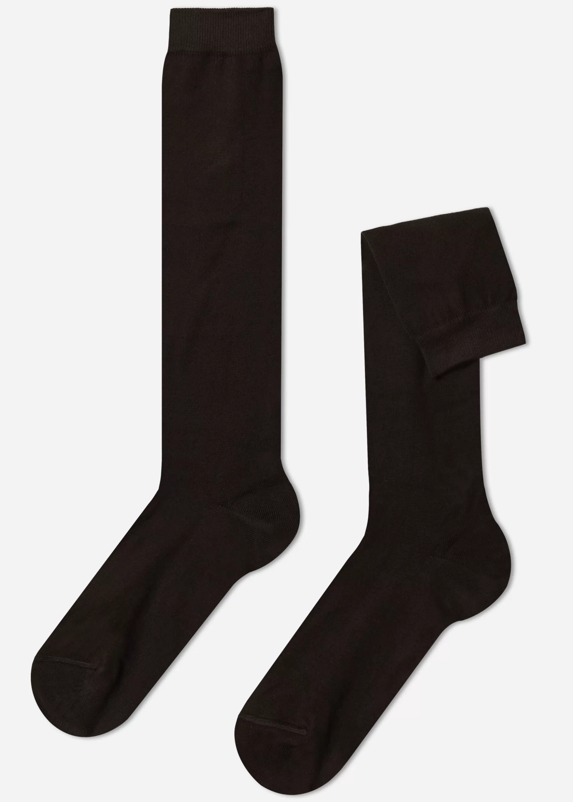 Chaussettes Longues En Coton Thermique Pour Homme*Calzedonia New