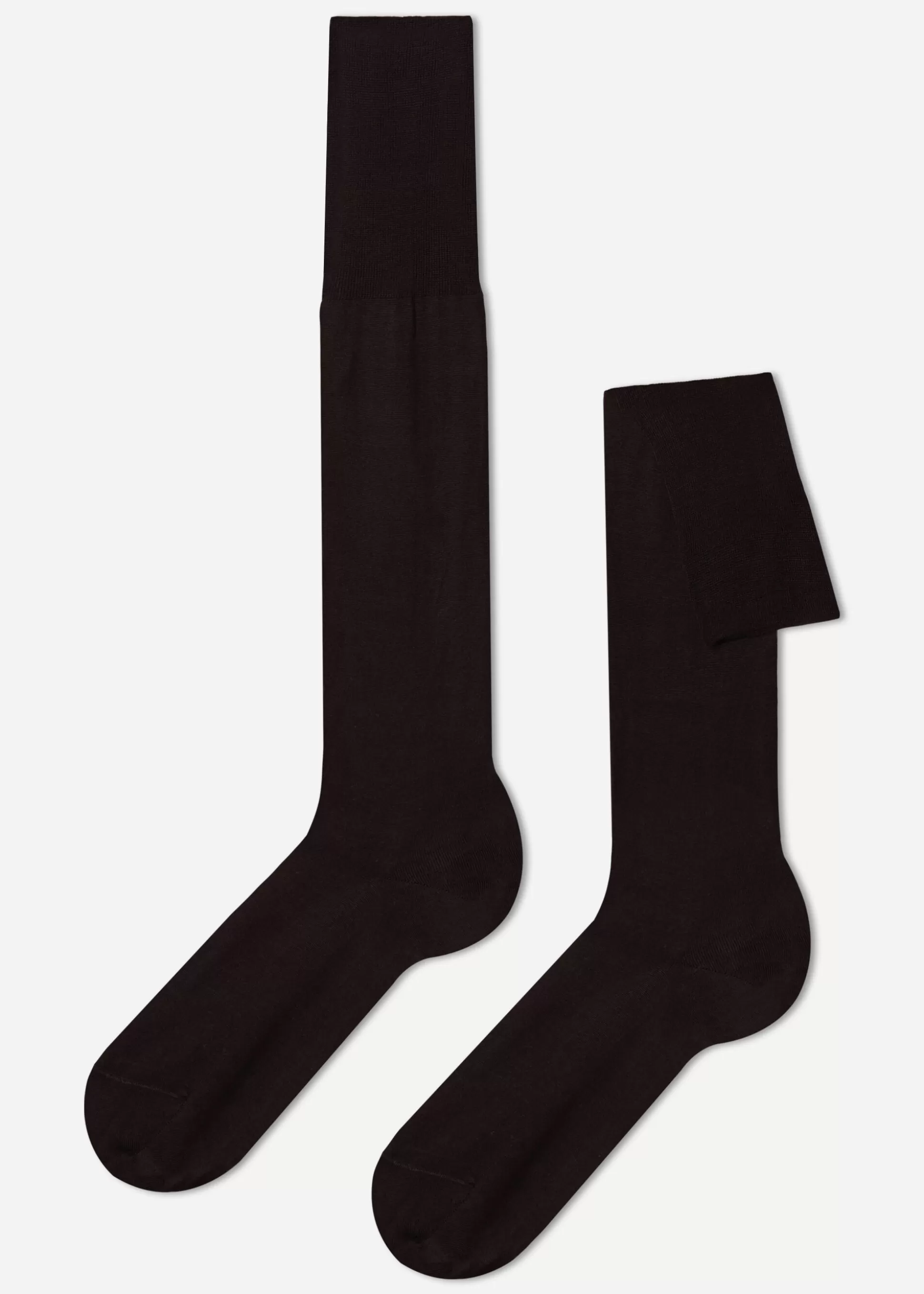 Chaussettes Longues En Fil D'Ecosse Pour Homme*Calzedonia Clearance