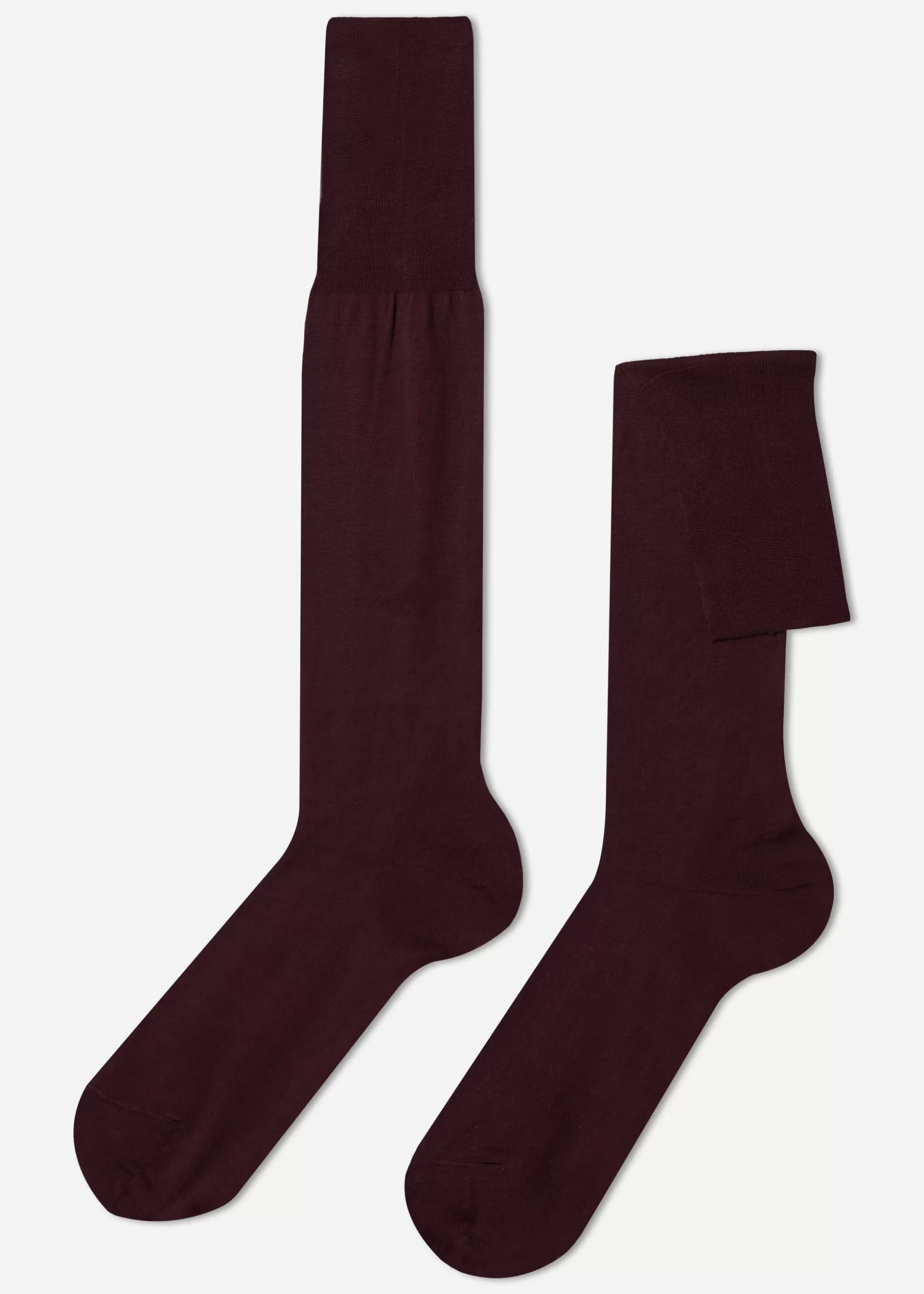 Chaussettes Longues En Fil D'Ecosse Pour Homme*Calzedonia Best Sale