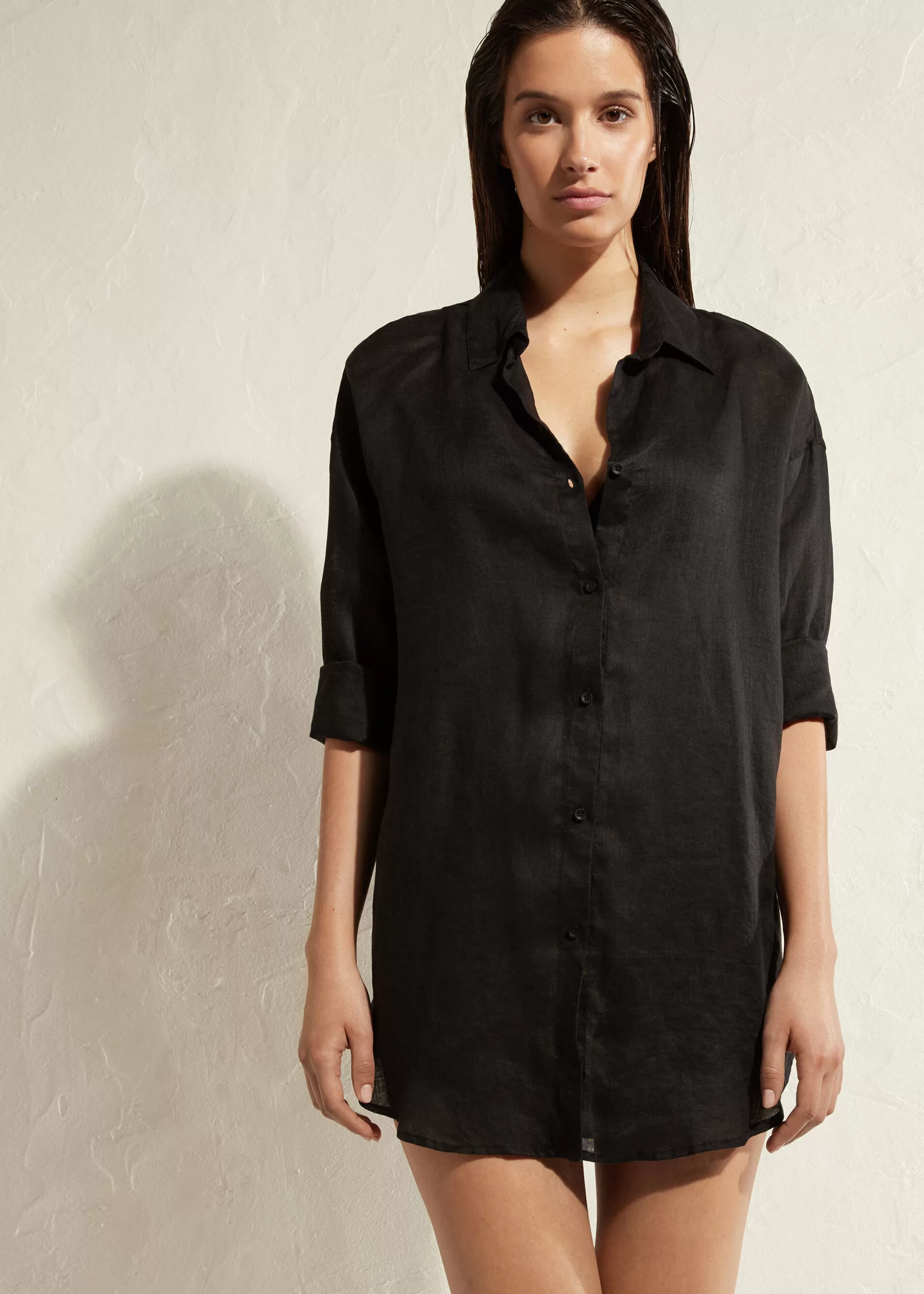 Chemise Longue En Lin*Calzedonia Best Sale