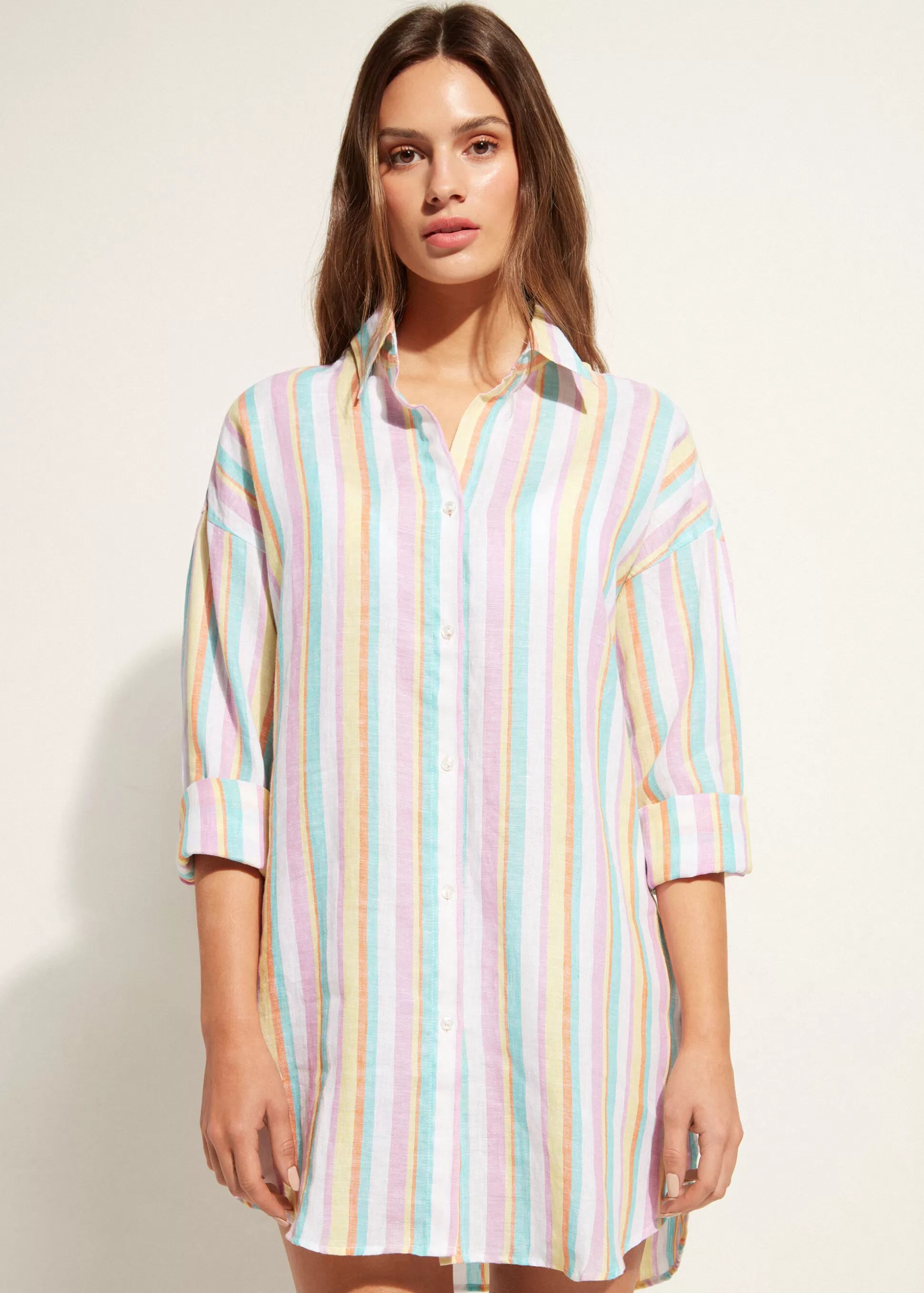 Chemise Longue En Lin*Calzedonia Cheap