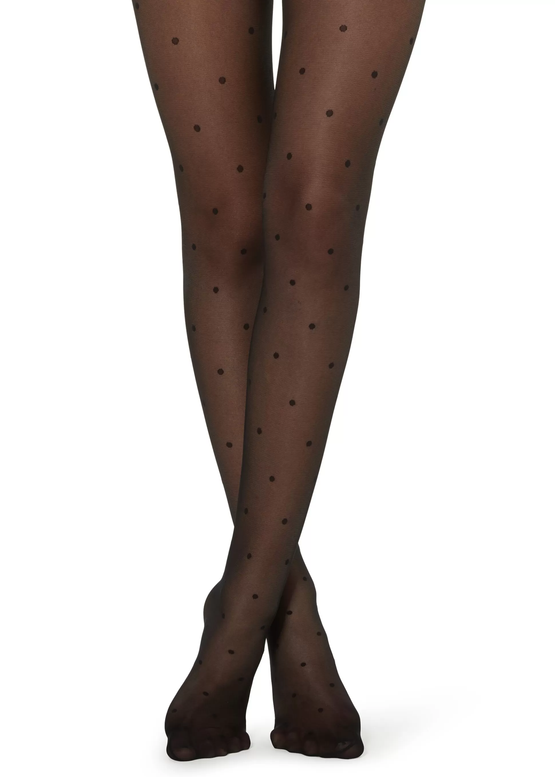 Collant Voile 30 Deniers A Motifs Pois*Calzedonia Outlet