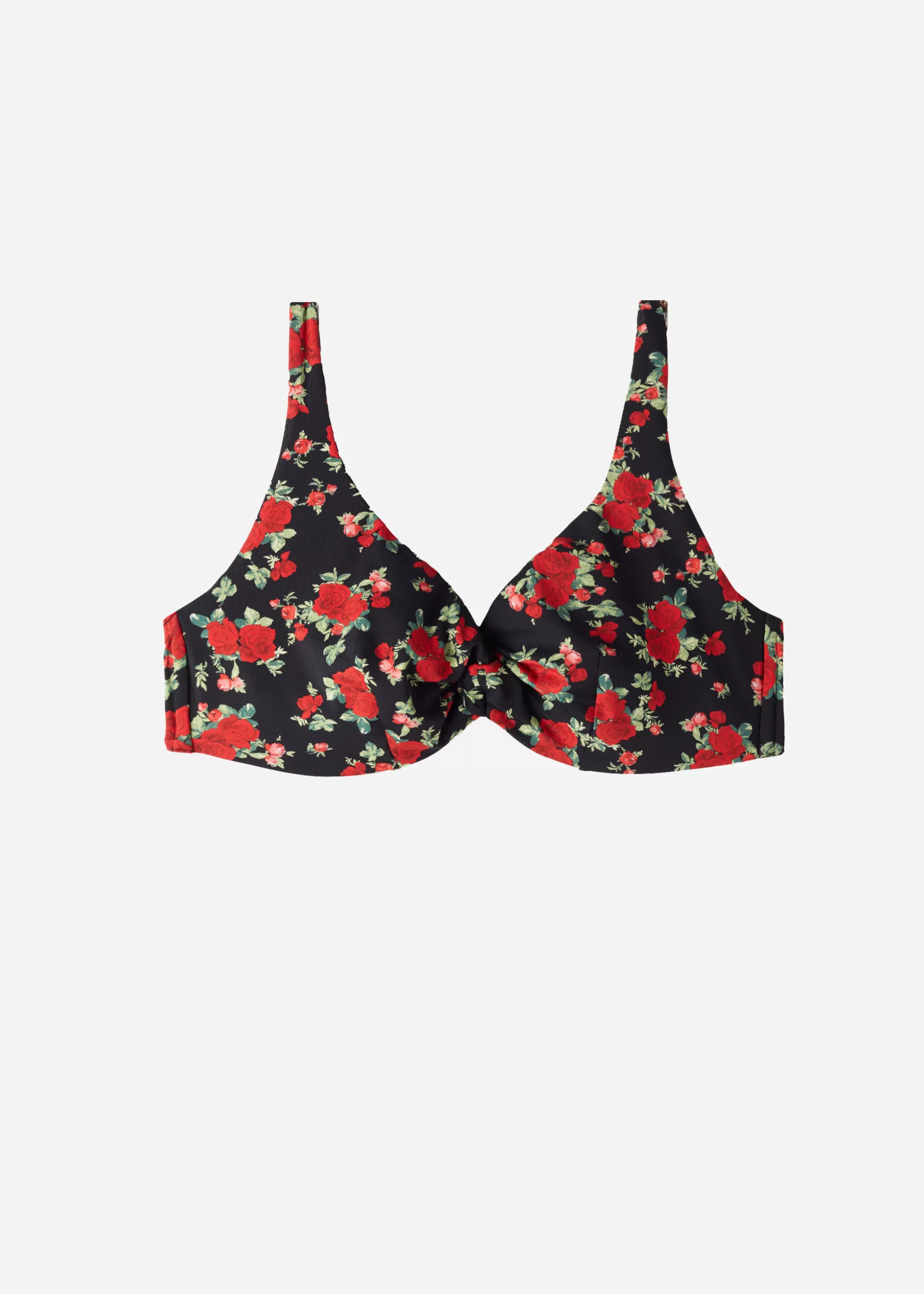 Haut De Maillot Balconnet A Motifs Roses Et Animalier Nizza*Calzedonia Cheap