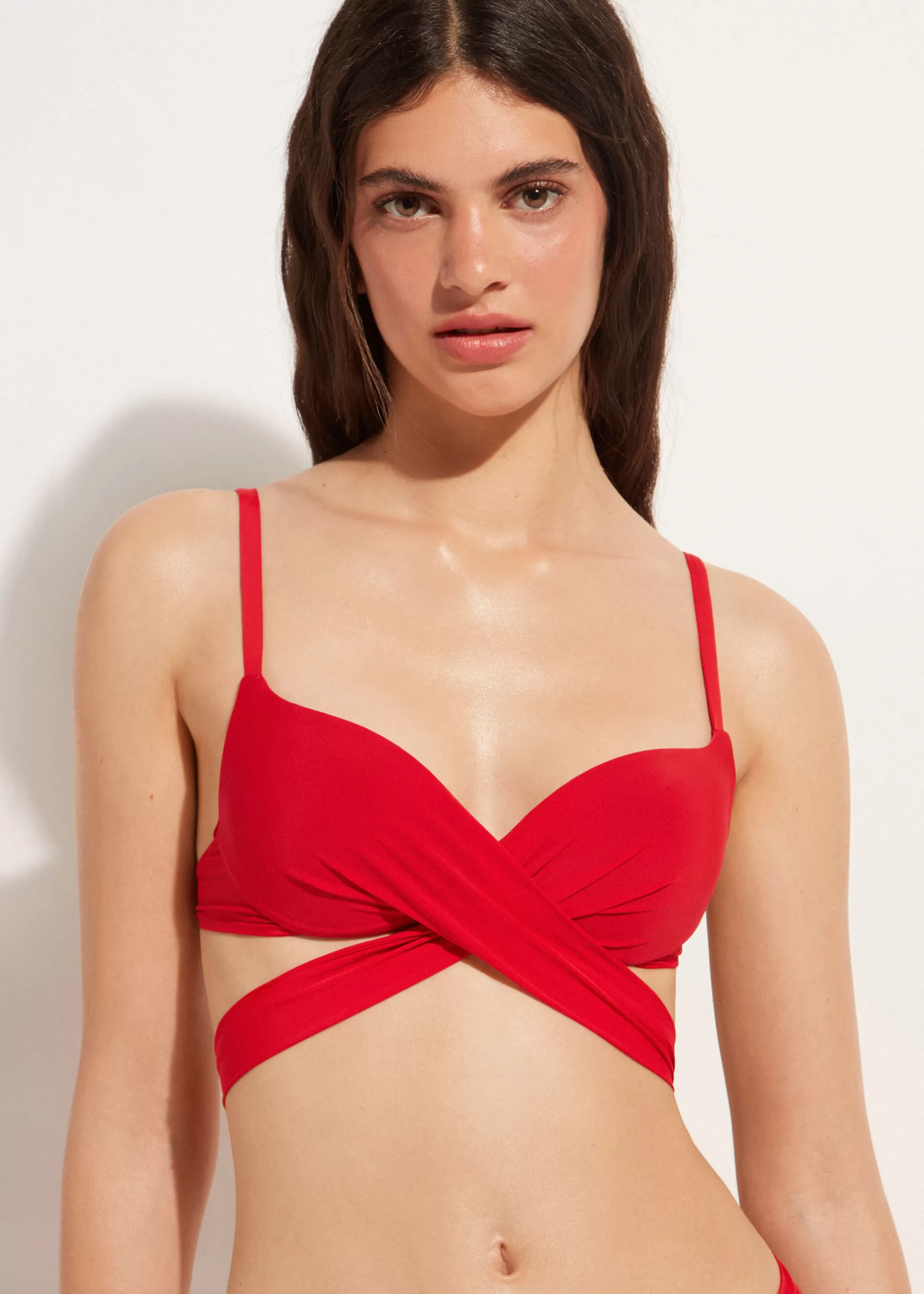 Haut De Maillot Push-Up A Rembourrage Progressif Doux Indonesia*Calzedonia Outlet