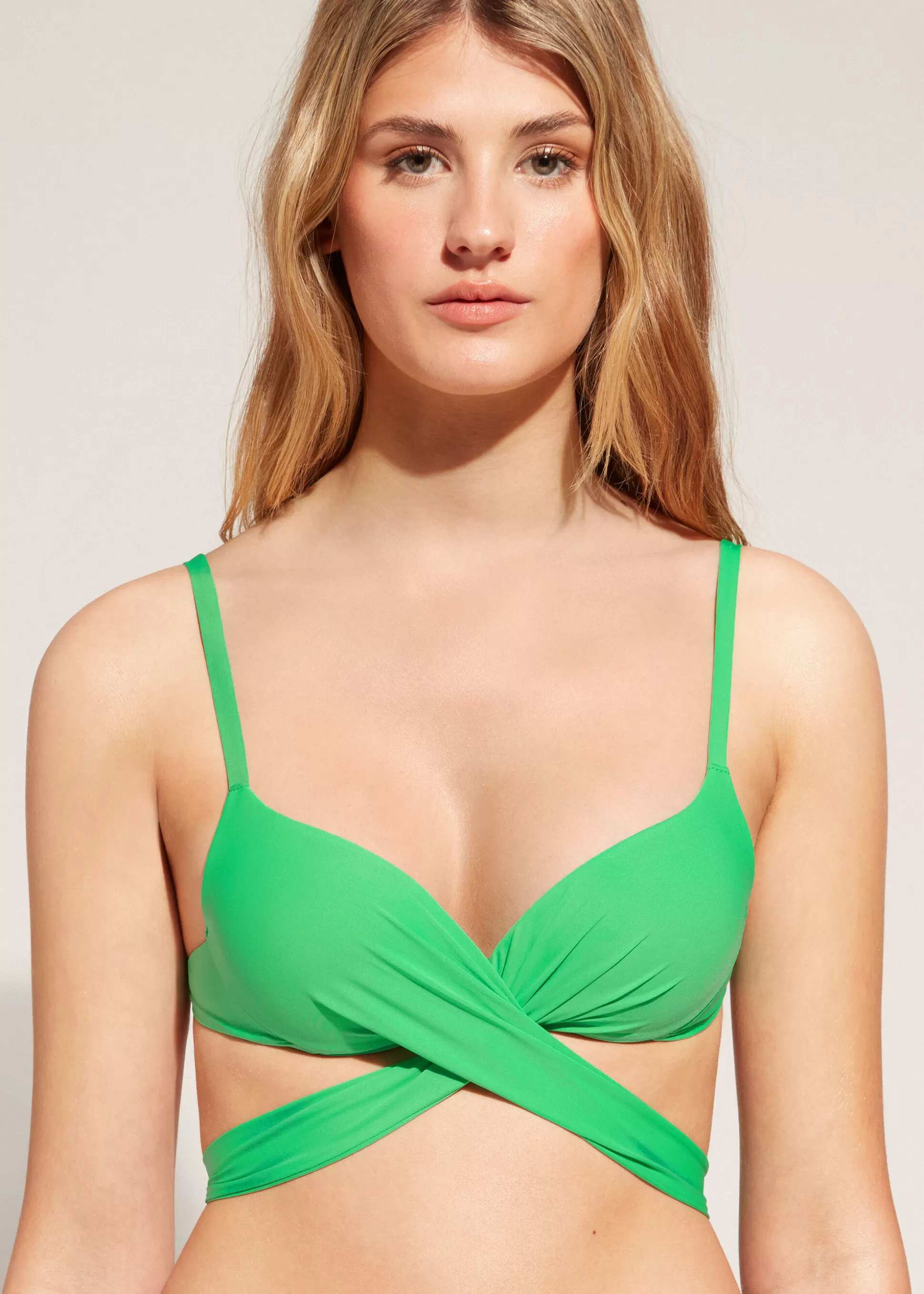 Haut De Maillot Push-Up A Rembourrage Progressif Doux Indonesia*Calzedonia Clearance