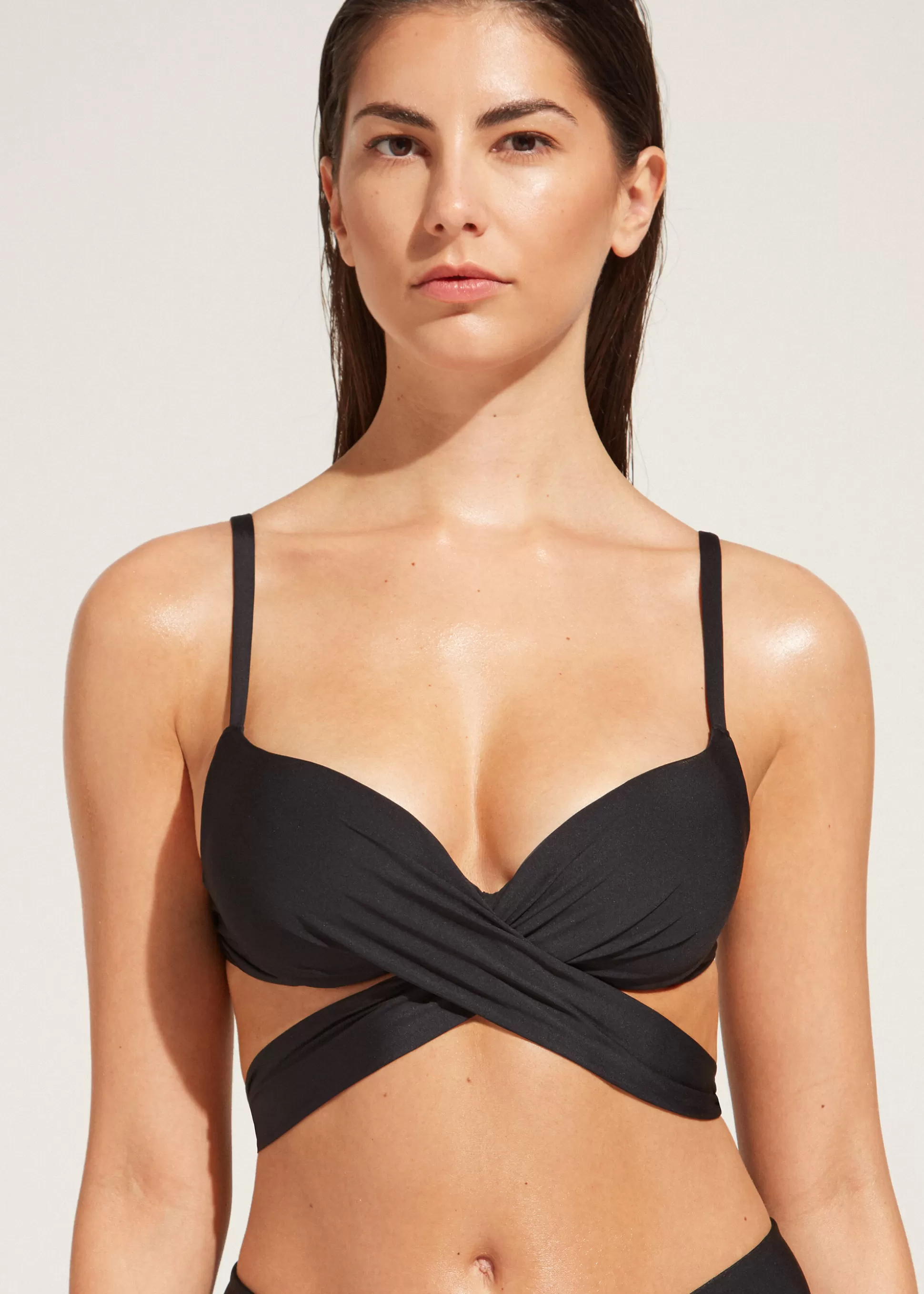 Haut De Maillot Push-Up A Rembourrage Progressif Doux Indonesia*Calzedonia Fashion