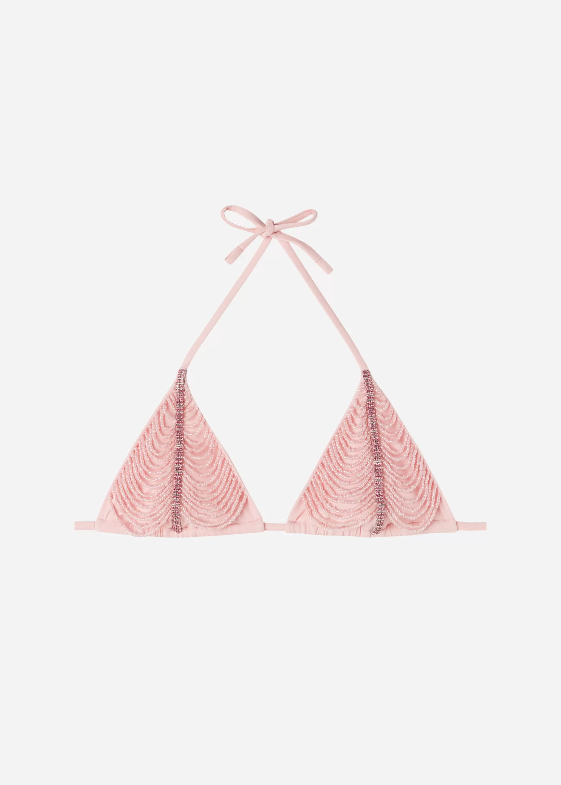 Haut De Maillot Triangle Coulissant A Strass Et Perles Manila*Calzedonia Fashion