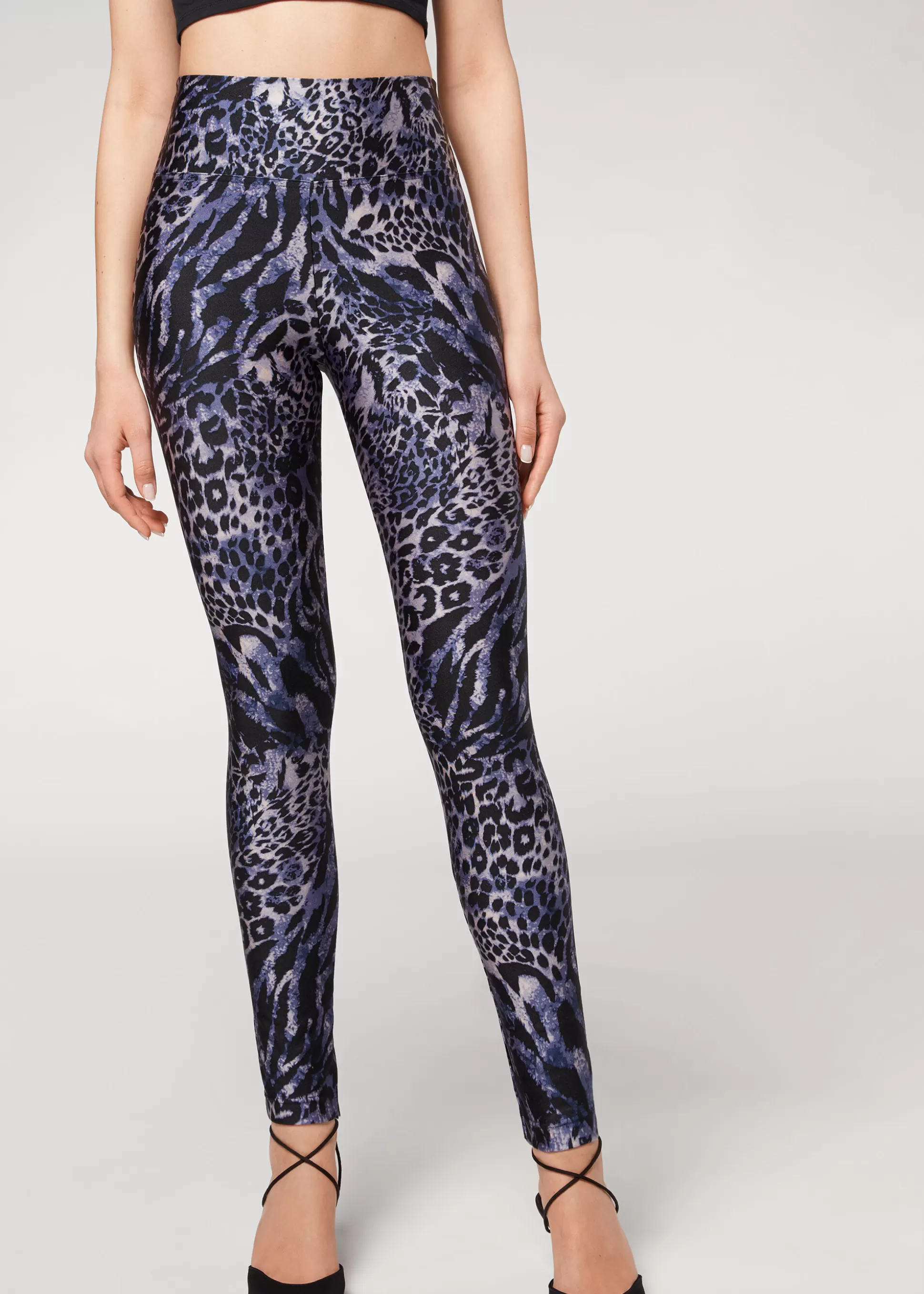 Legging Brillant Sport Motif Animalier*Calzedonia Discount