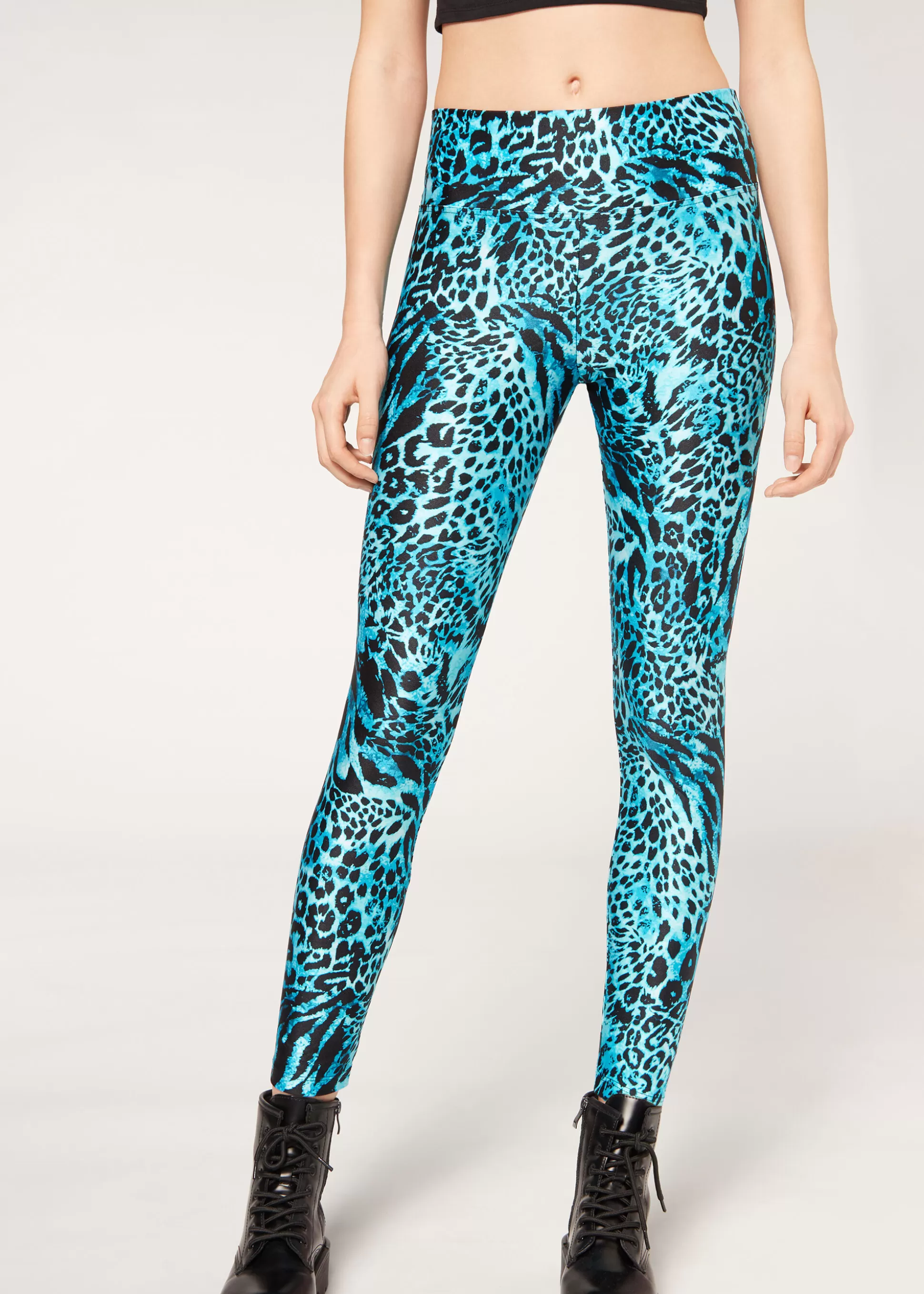 Legging Brillant Sport Motif Animalier*Calzedonia Best Sale