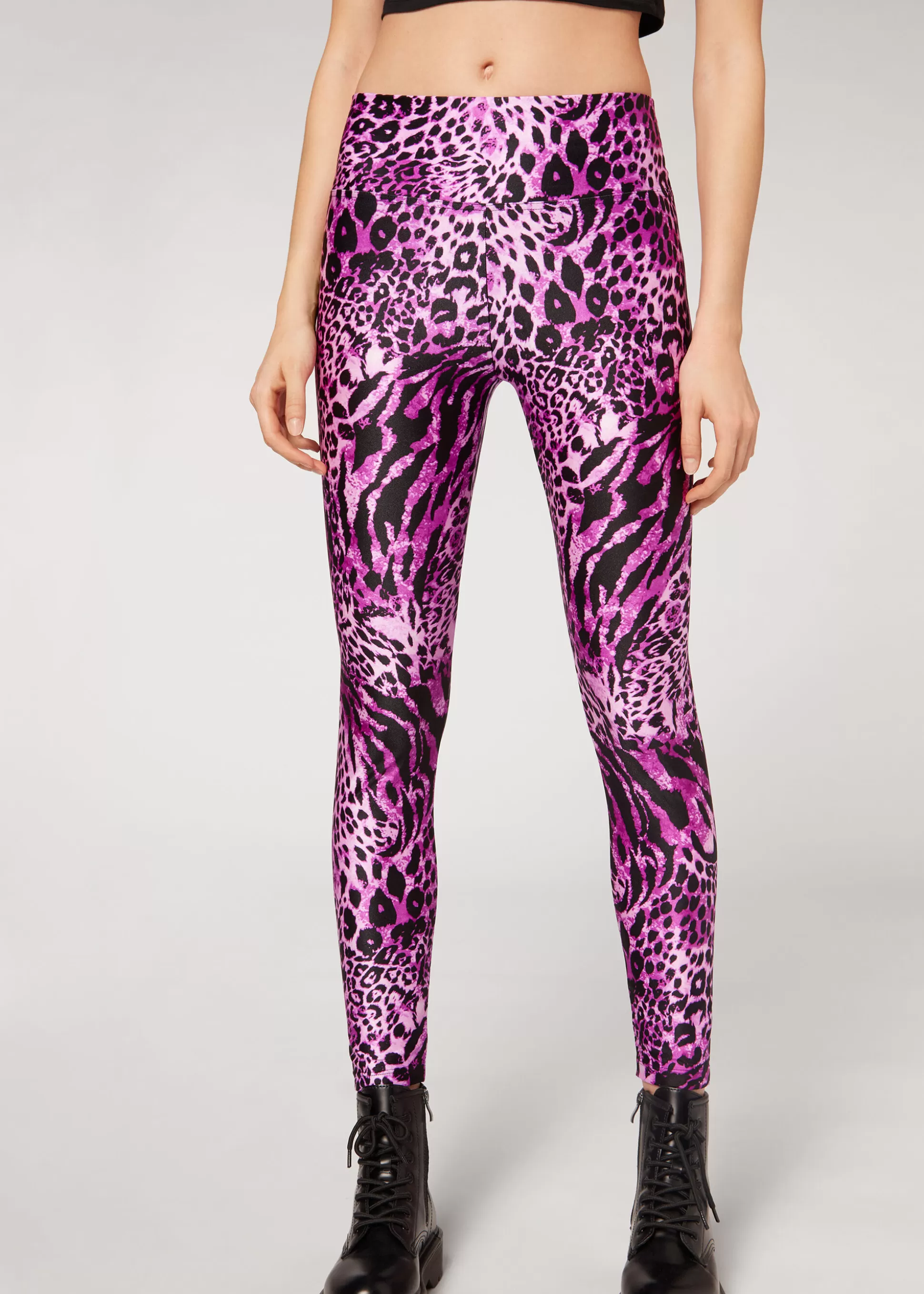 Legging Brillant Sport Motif Animalier*Calzedonia Shop