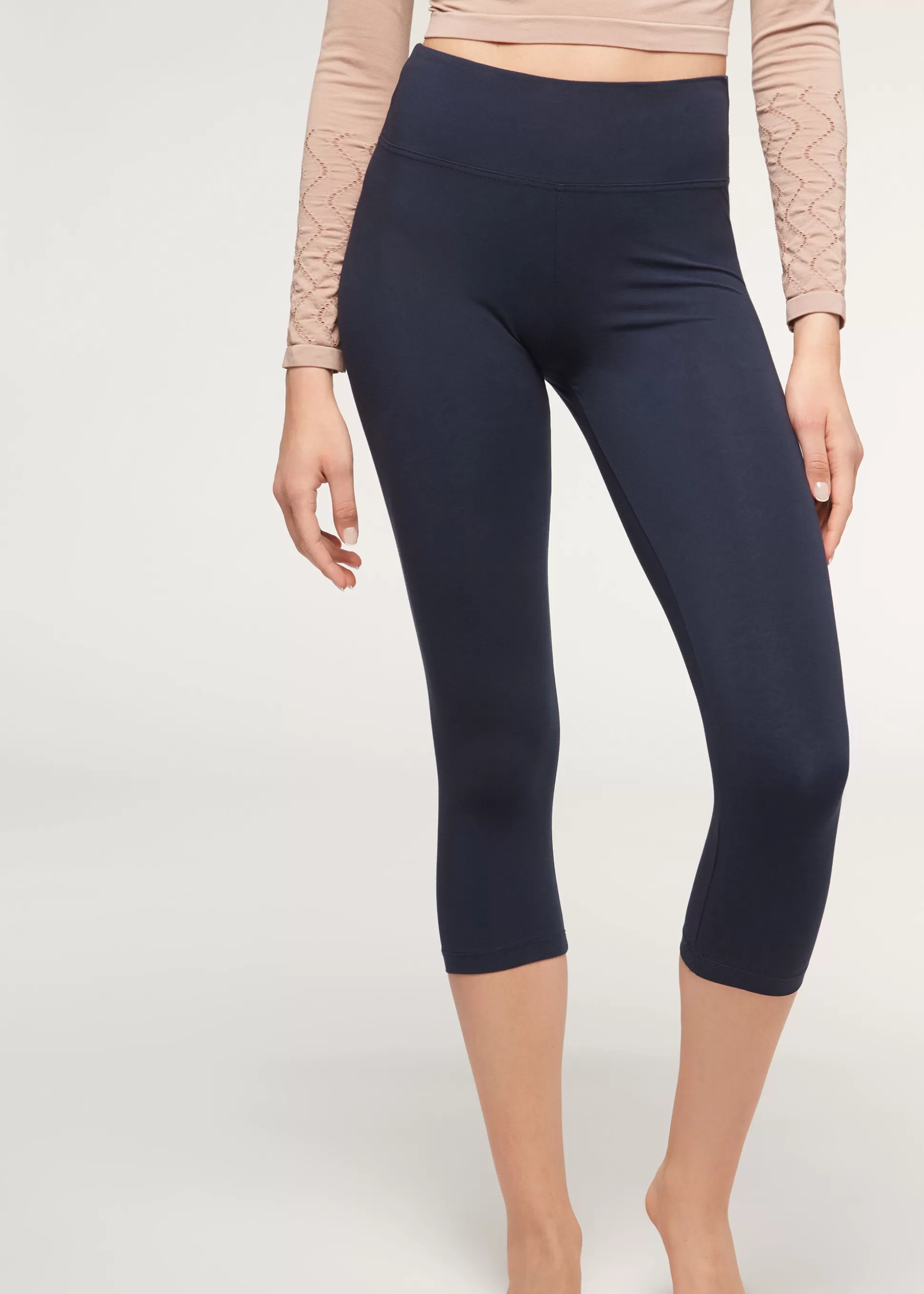 Legging Corsaire En Coton Supima*Calzedonia Best