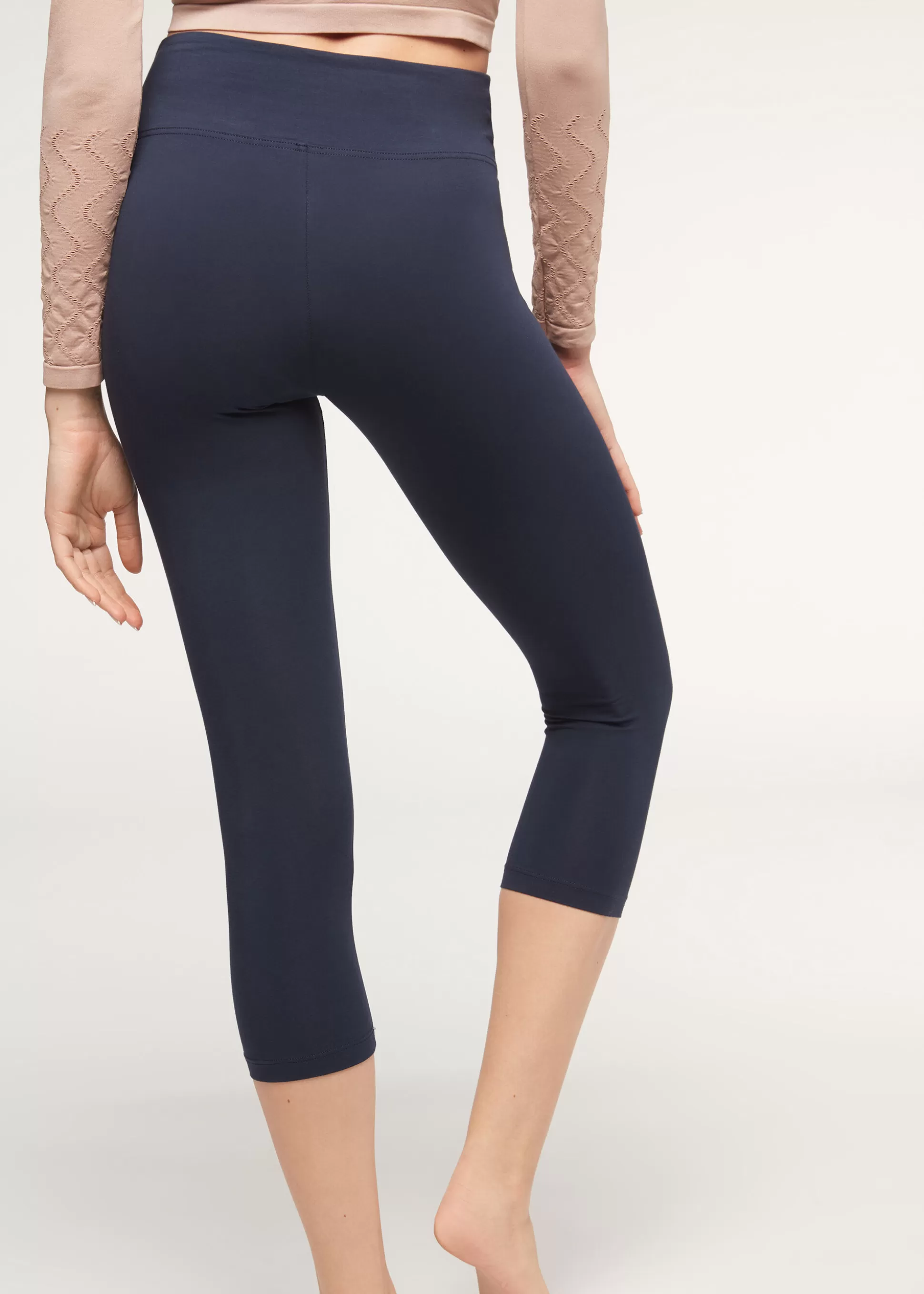 Legging Corsaire En Coton Supima*Calzedonia Best