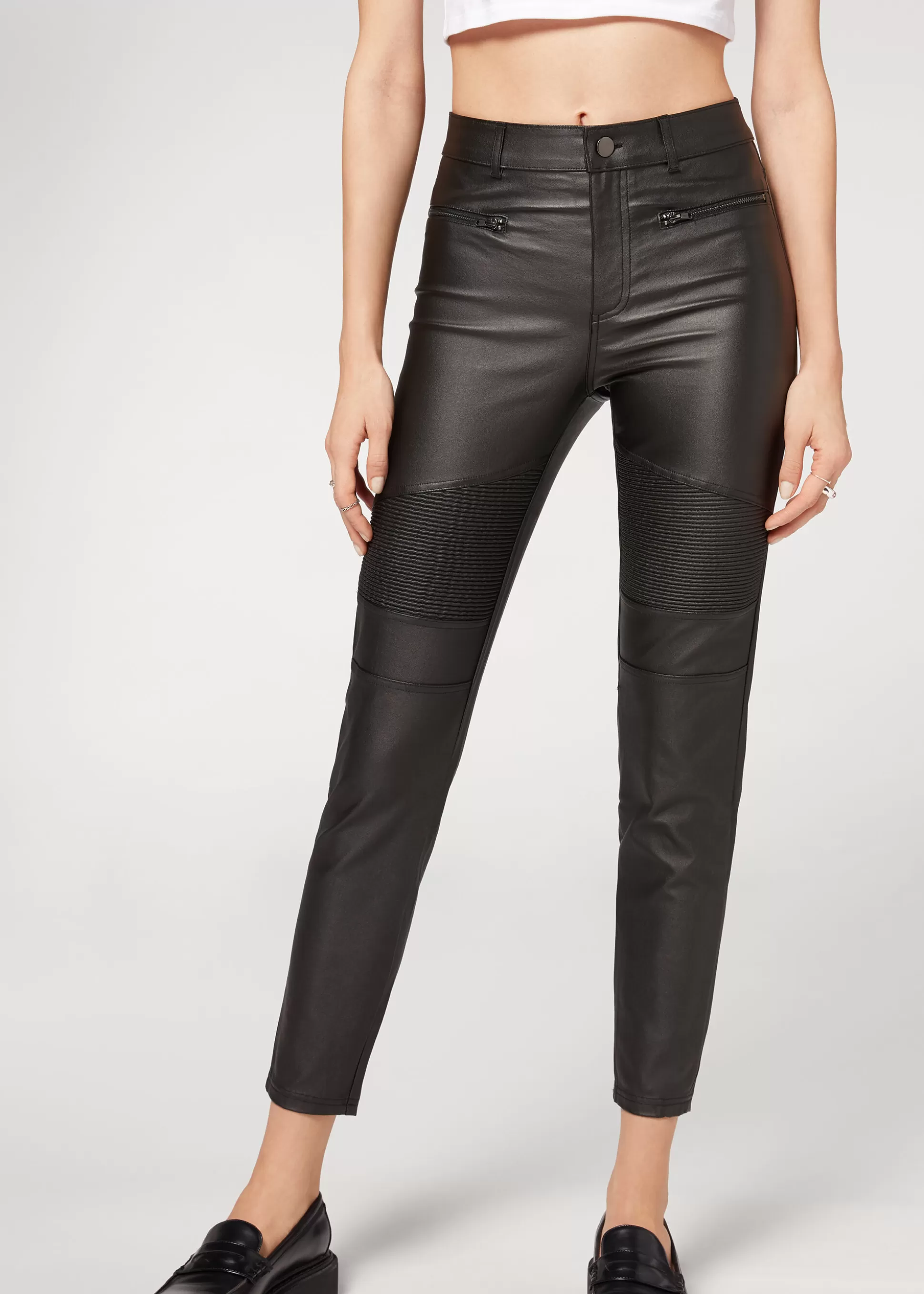 Legging Motard Skinny Enduit*Calzedonia Cheap