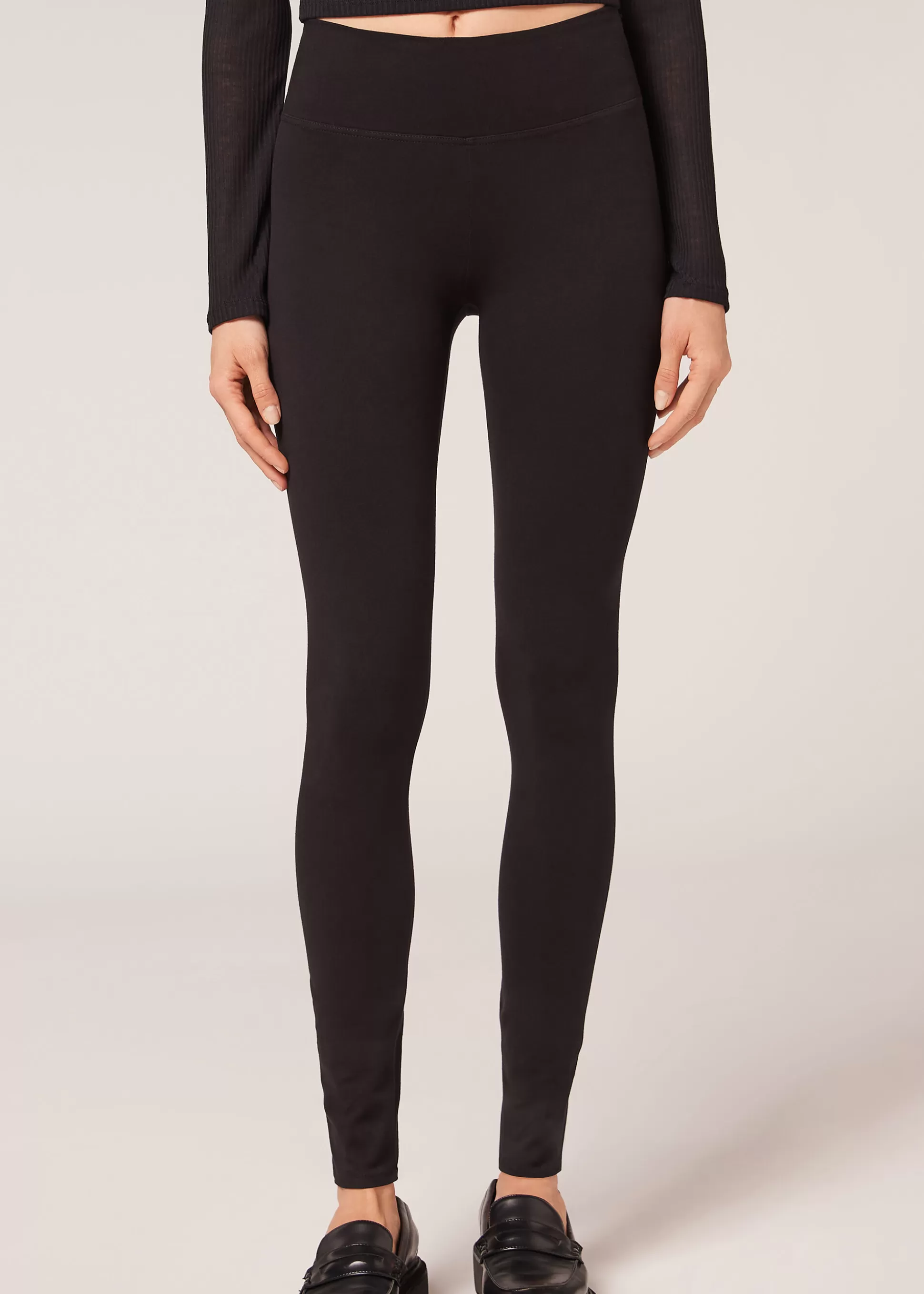 Legging Opaque Thermique En Coton*Calzedonia Cheap