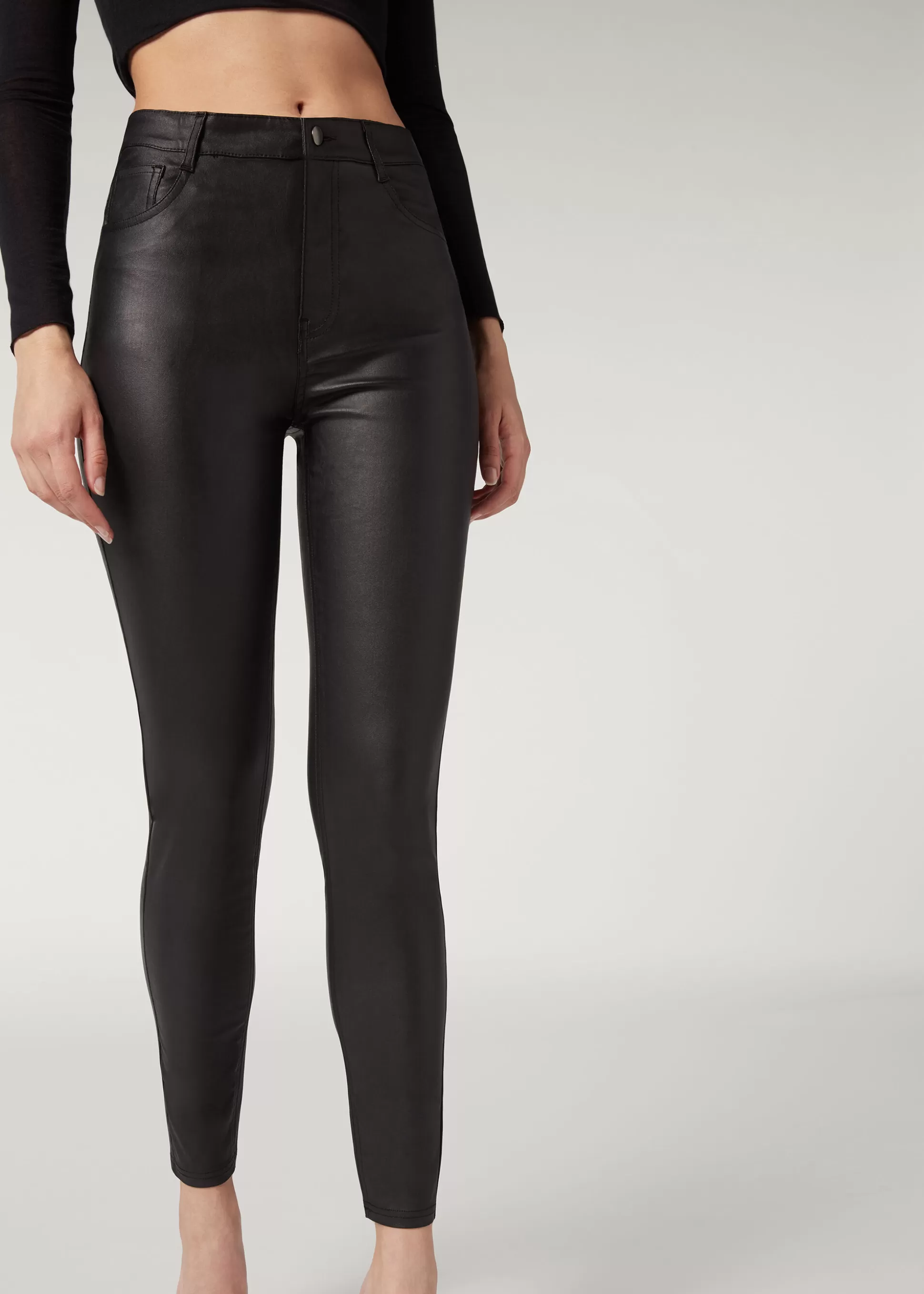 Legging Skinny Effet Cuir*Calzedonia Cheap