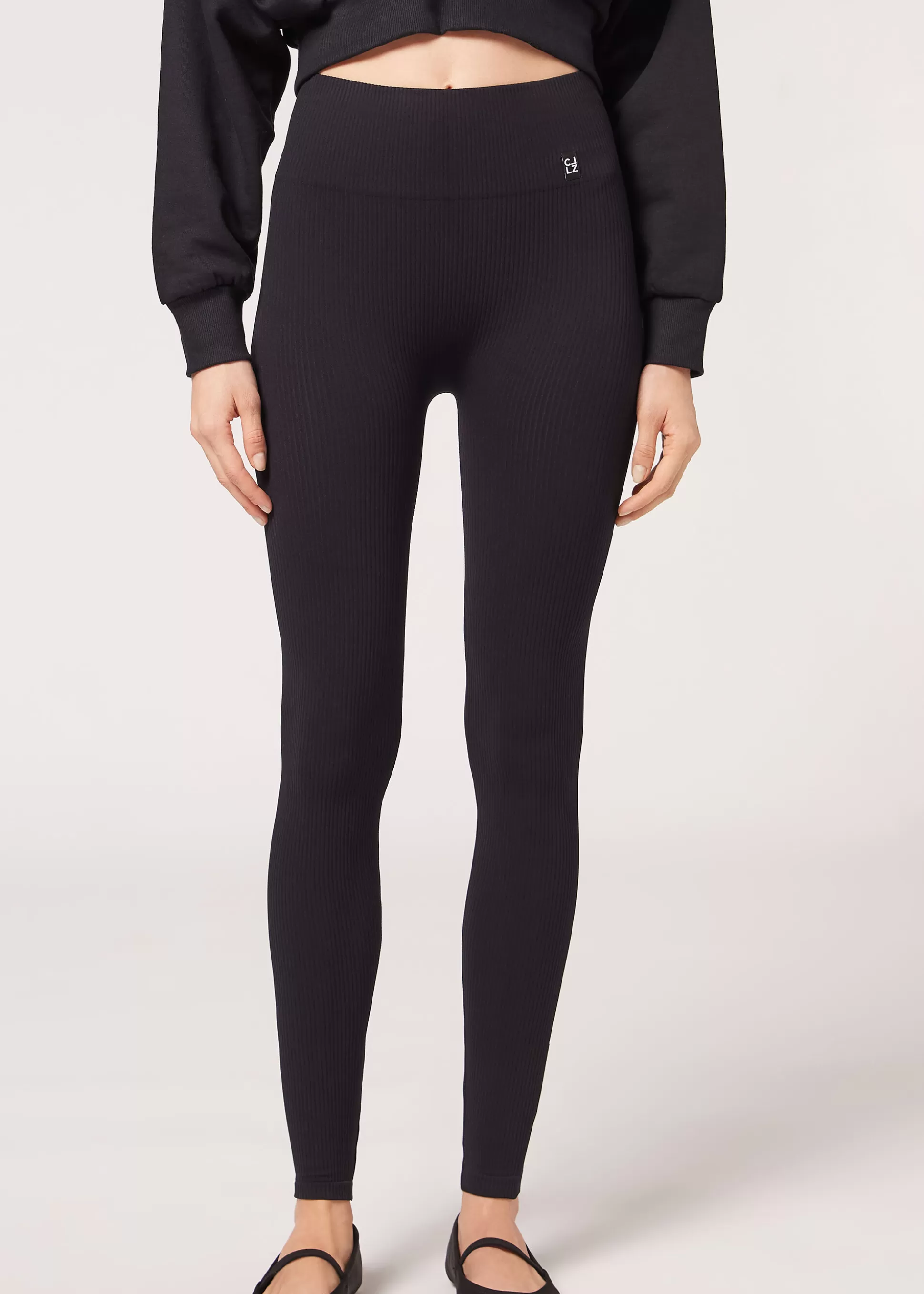 Legging Sportif Sans Coutures A Fines Cotes*Calzedonia Sale