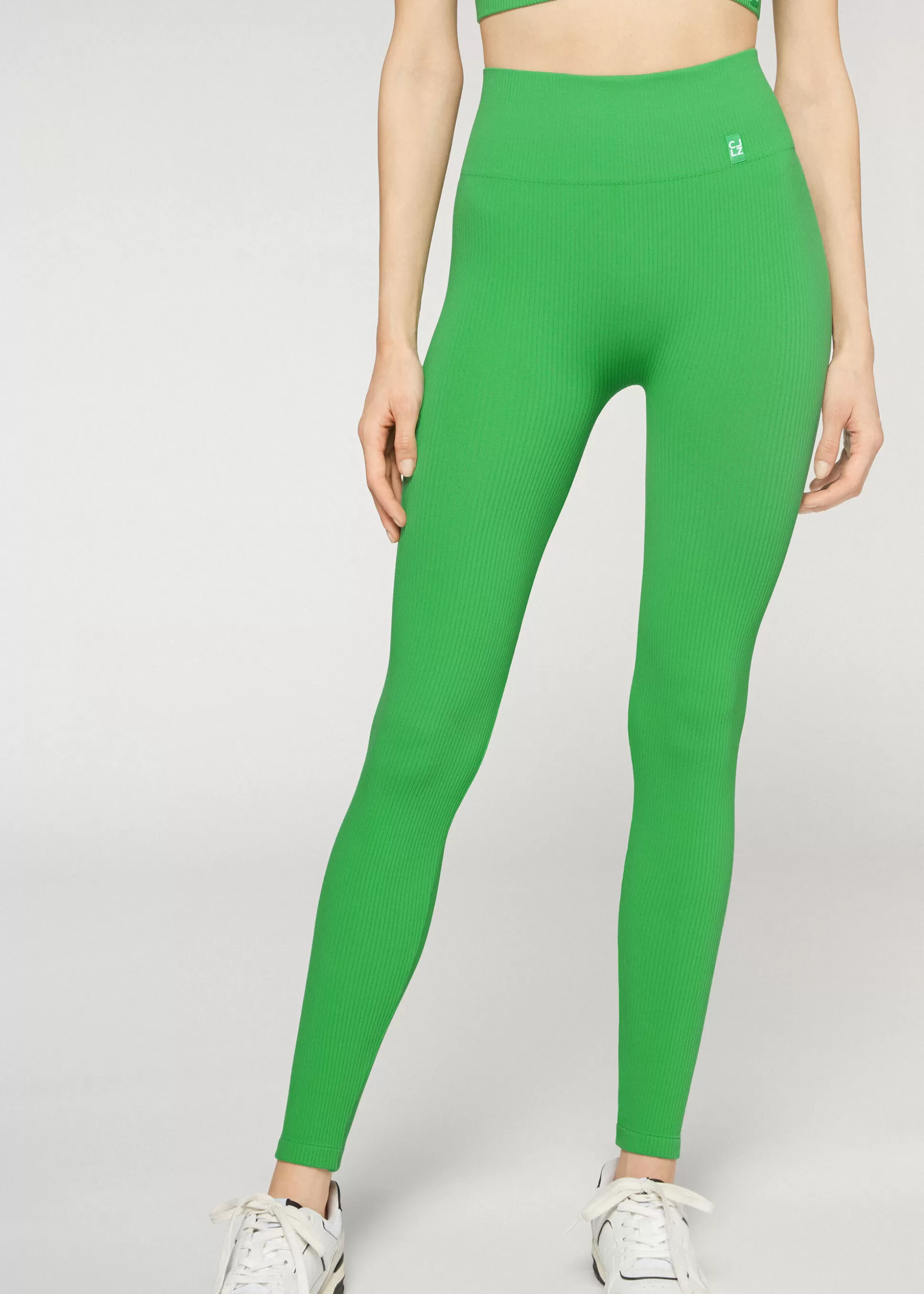 Legging Sportif Sans Coutures A Fines Cotes*Calzedonia Hot