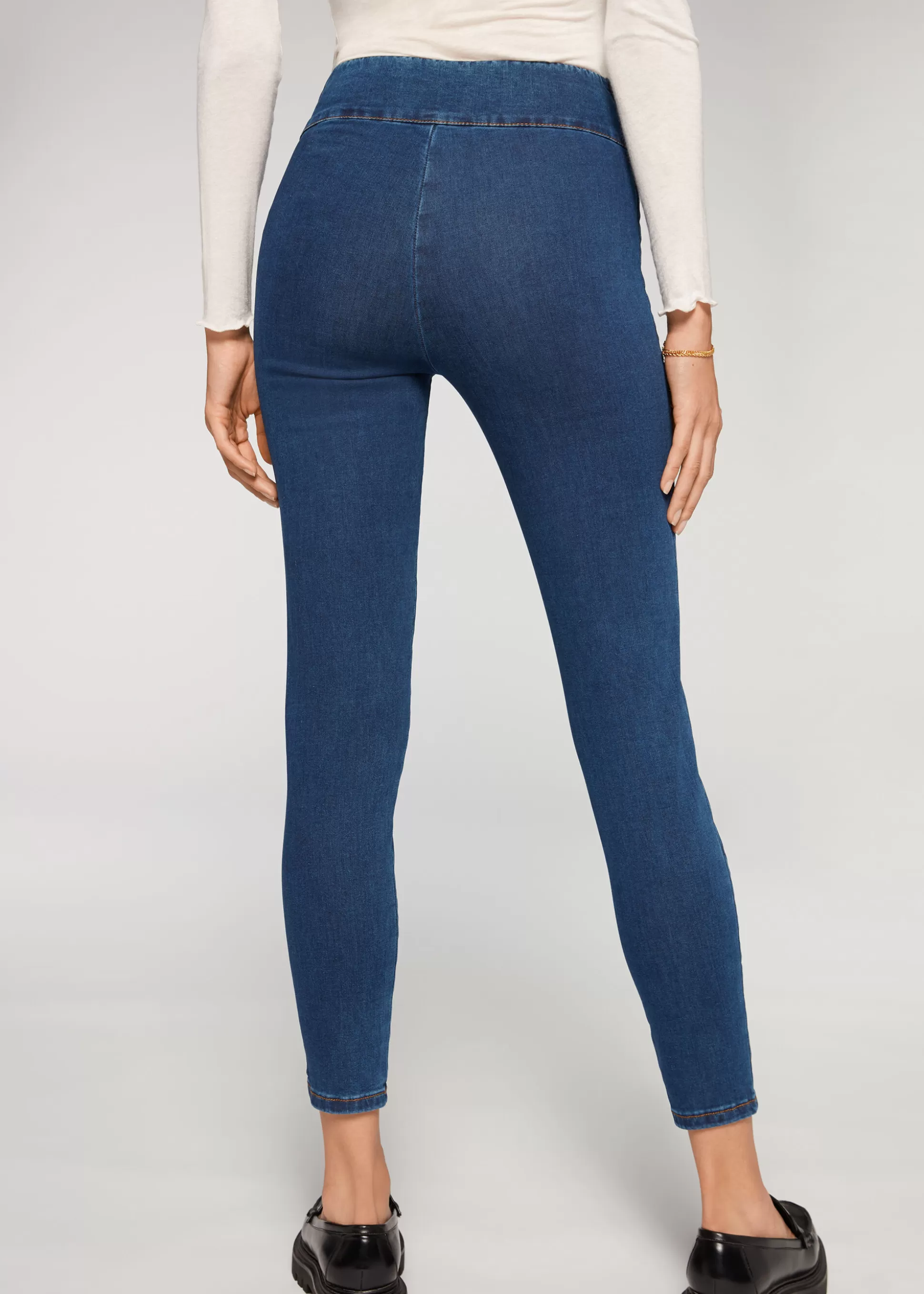 Leggings En Denim Skinny Taille Haute*Calzedonia Shop