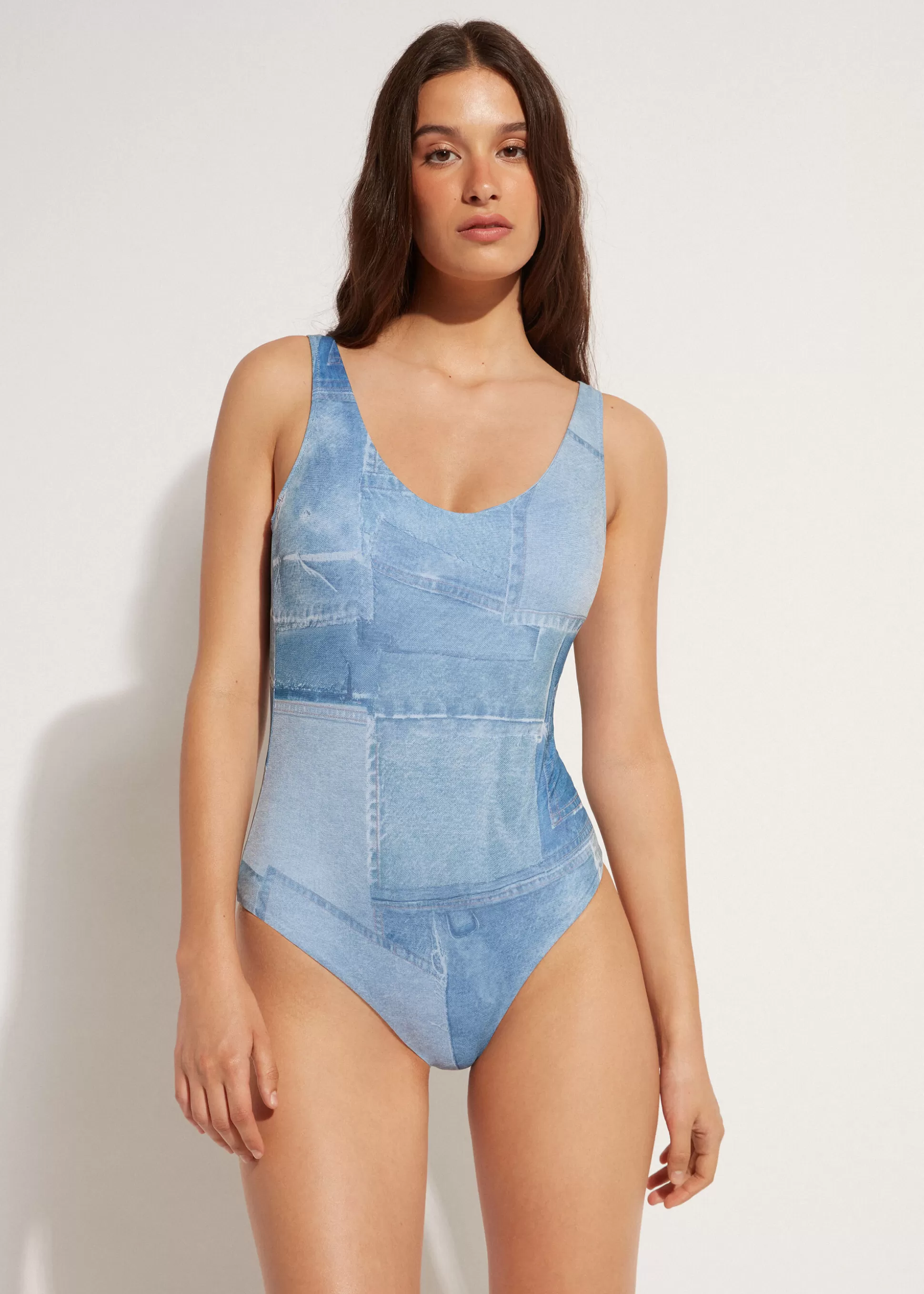 Maillot Une Pièce Denim Ibiza*Calzedonia Fashion